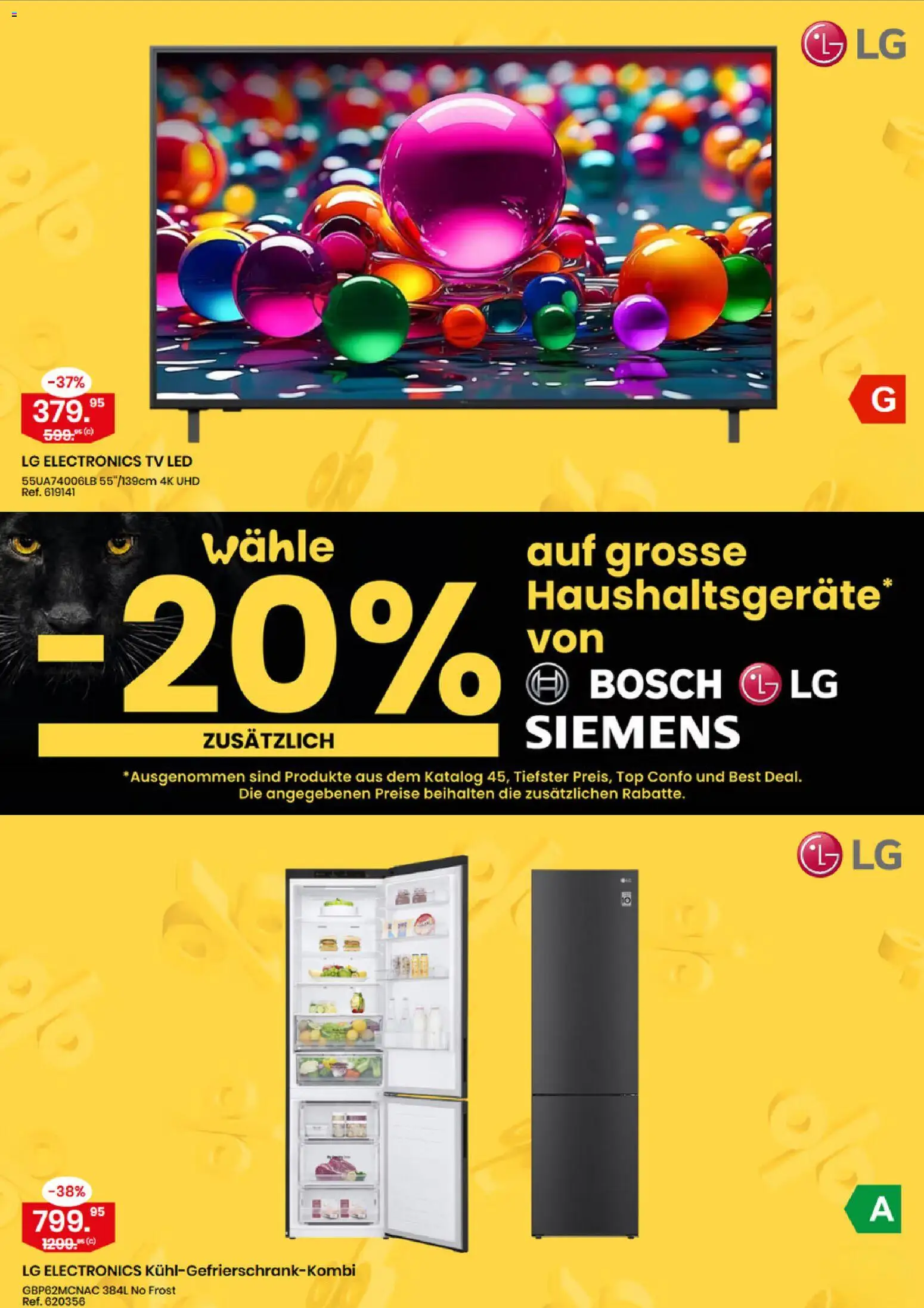 Conforama - Black Friday – gültig ab 20.11.2025 | Seite: 2 | Produkte: TV, Top, LG, Siemens