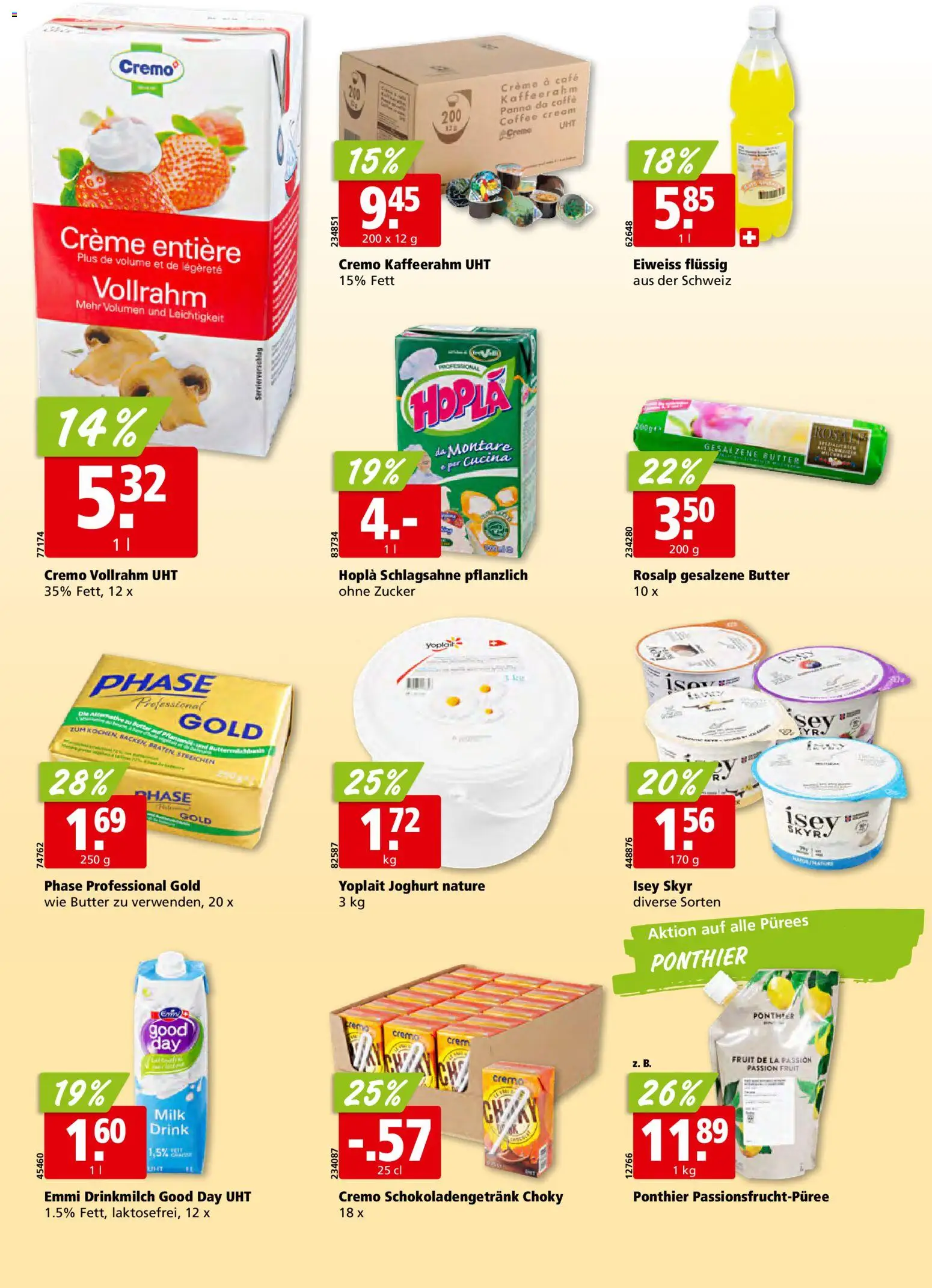 Aligro Aktionen – gültig ab 17.11.2025 | Seite: 14 | Produkte: Butter, Joghurt, Zucker, Creme