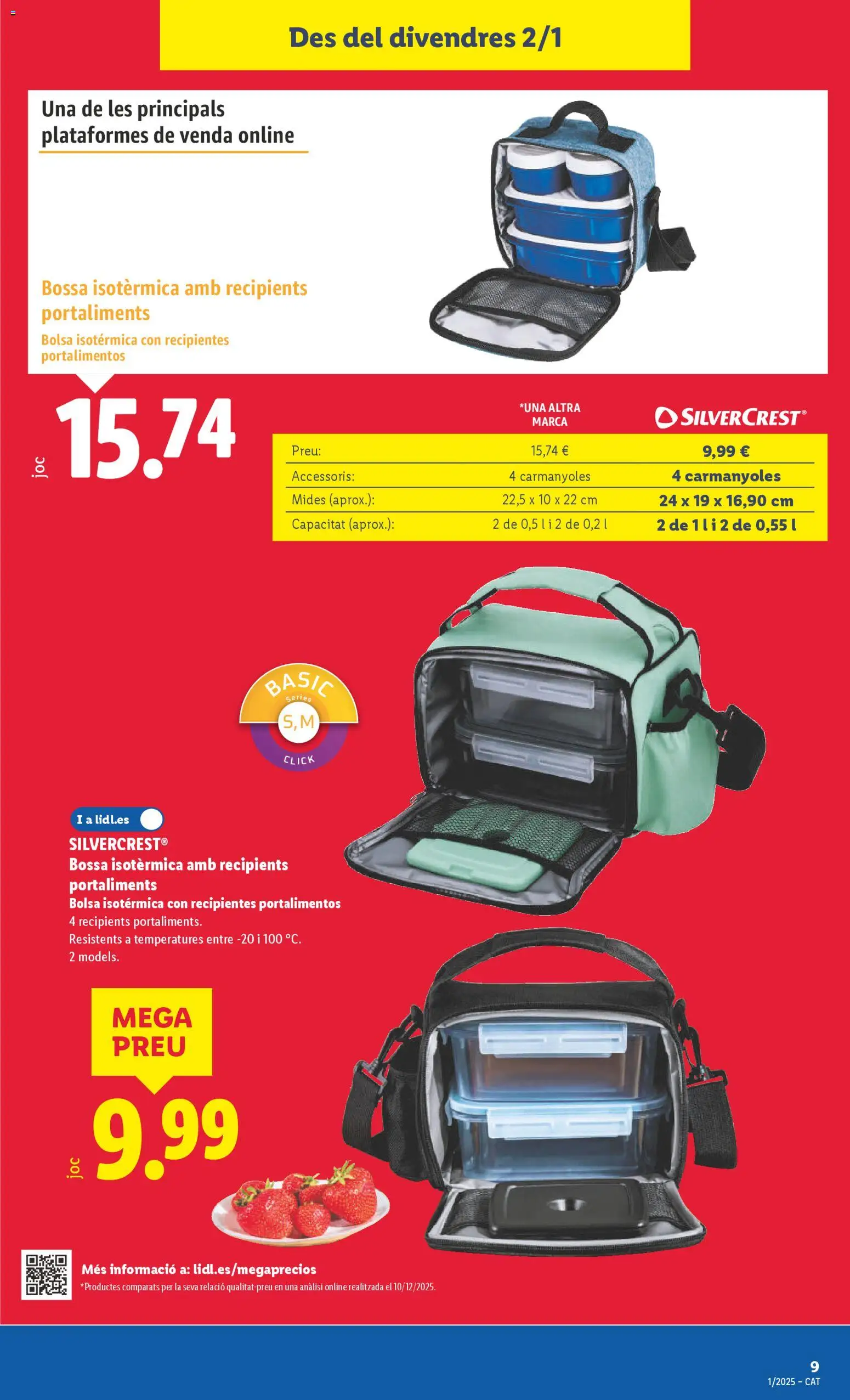 Lidl folleto de bazar │ válido desde el 29.12.2025 | Página: 17 | Productos: Bolsa