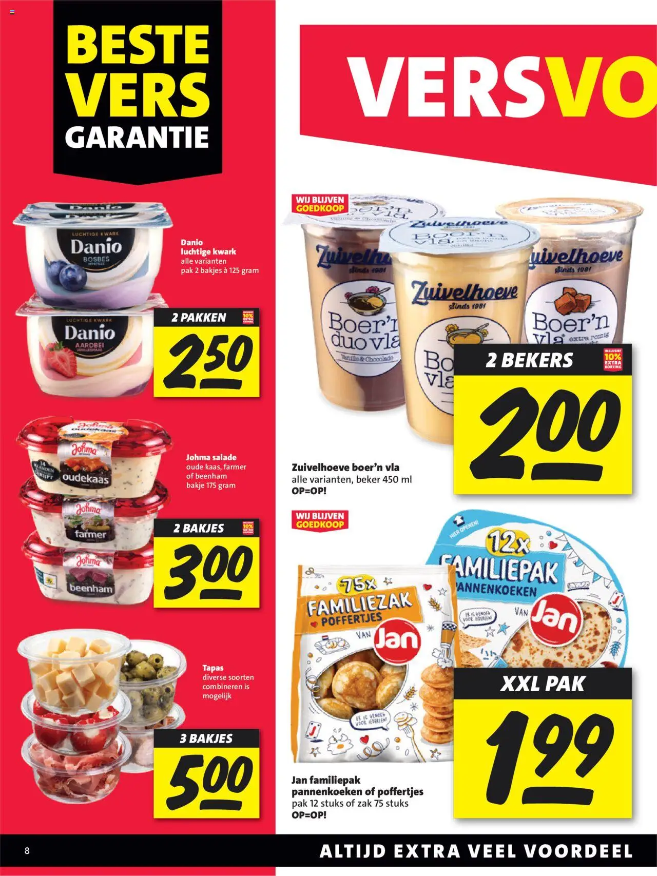  | Pagina: 8 | Producten: Beker, Kwark, Salade, Zak