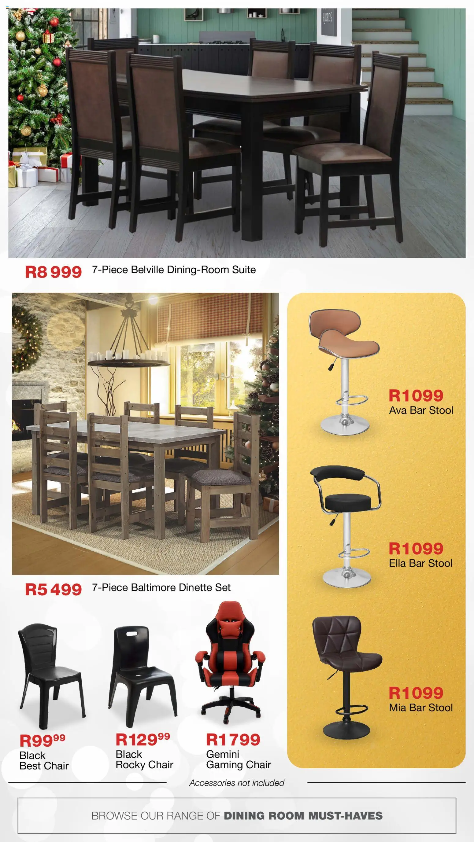 New OK Furniture catalogue – valid from 17.11.2025 | Page: 13 | Products: Stool, Chair, Bar stool, Dinette set
