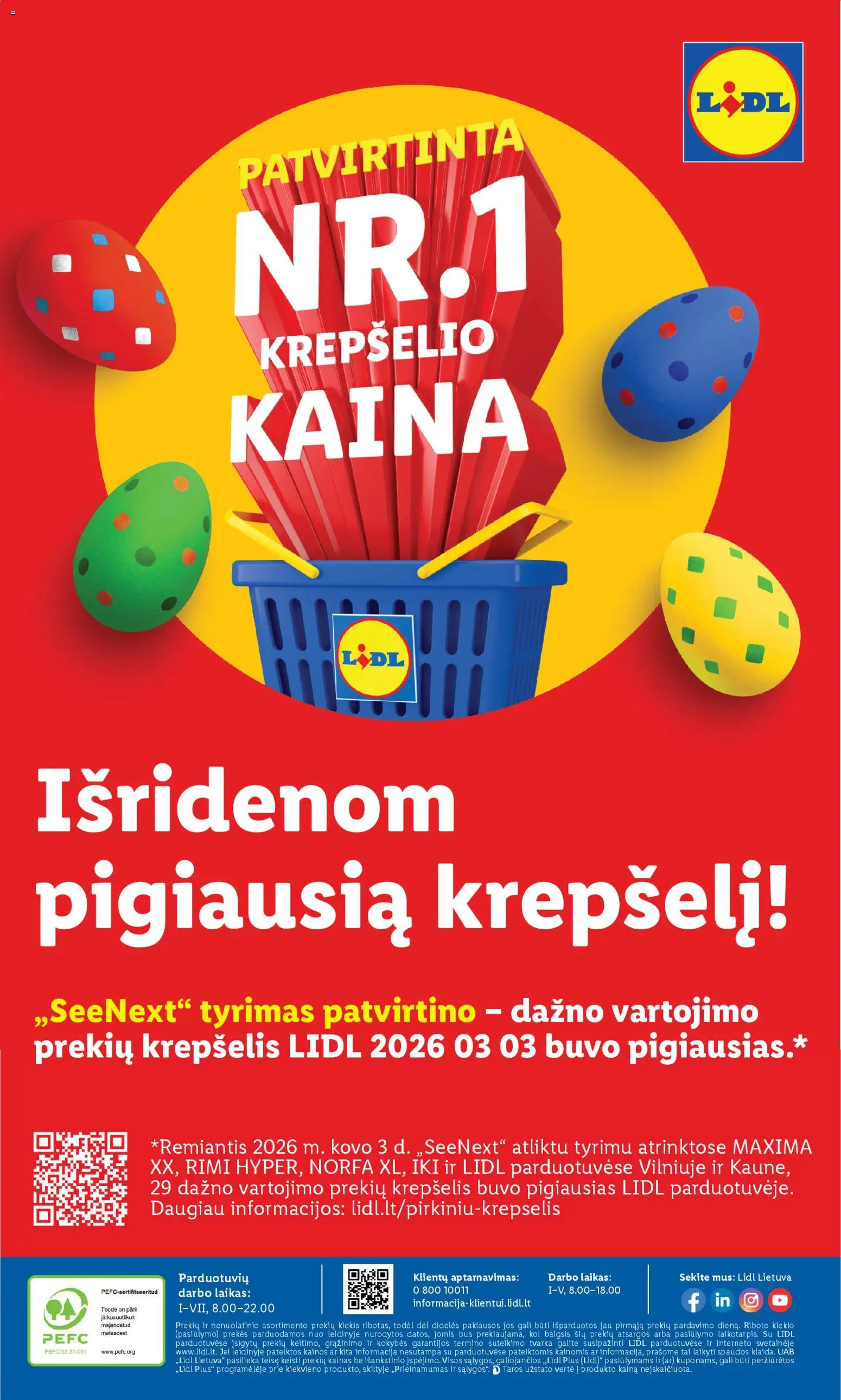 LIDL akcijos nuo 23.03.2026 | Puslapis: 8 | Prekių: Krepšelis