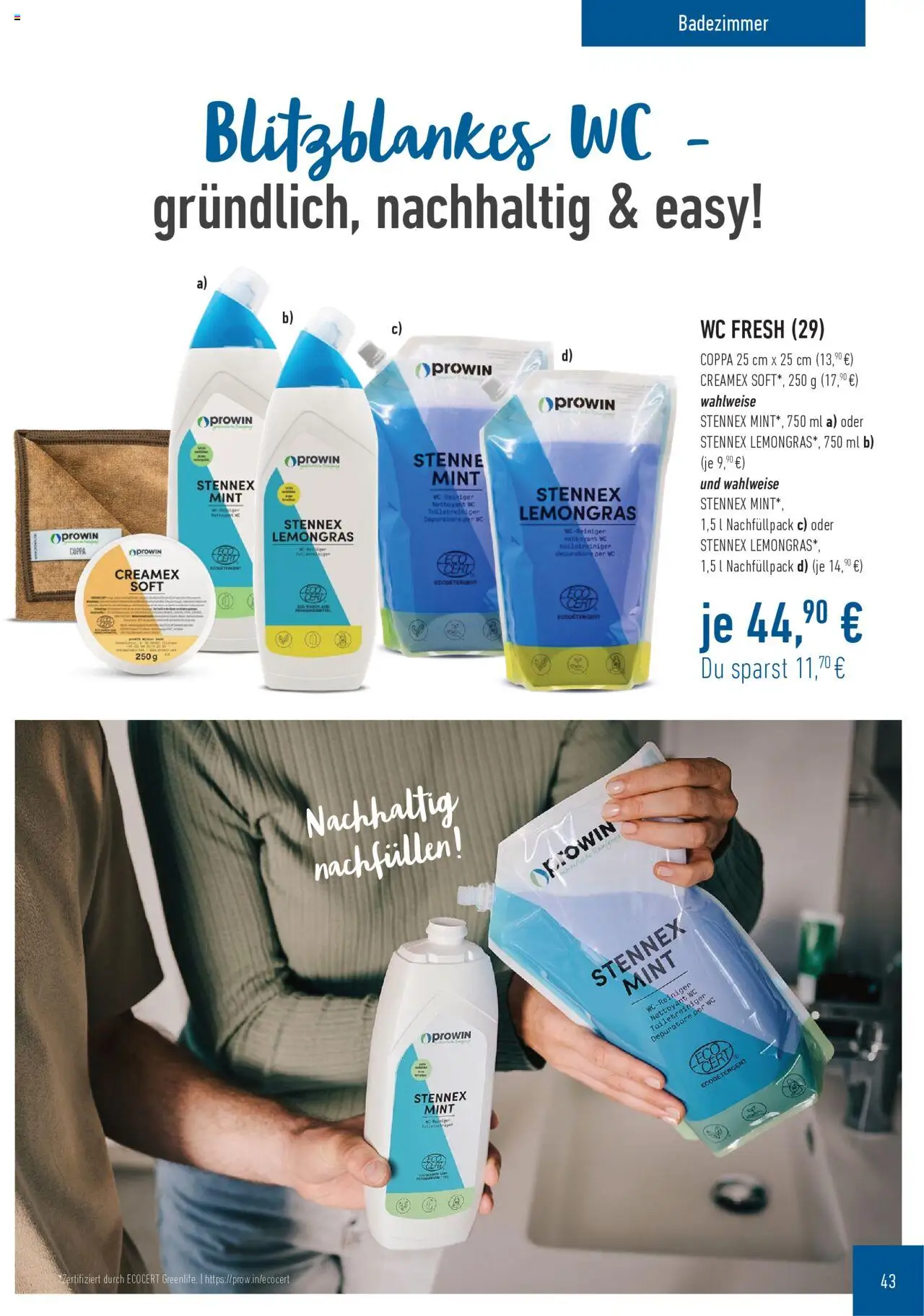 Katalog ProWin Juli/Dezember 2025 - gültig ab dem 01.07.2025 | Seite: 43