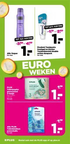 Prodent Tandpasta freshgel en Derlon Tandenborstel double action duopack, Prodent Tandpasta freshgel en Derlon Tandenborstel double action duopack Per stuk - Voorbeeld van een folder van Plus, geldig van 14.01.2026 | Pagina: 17