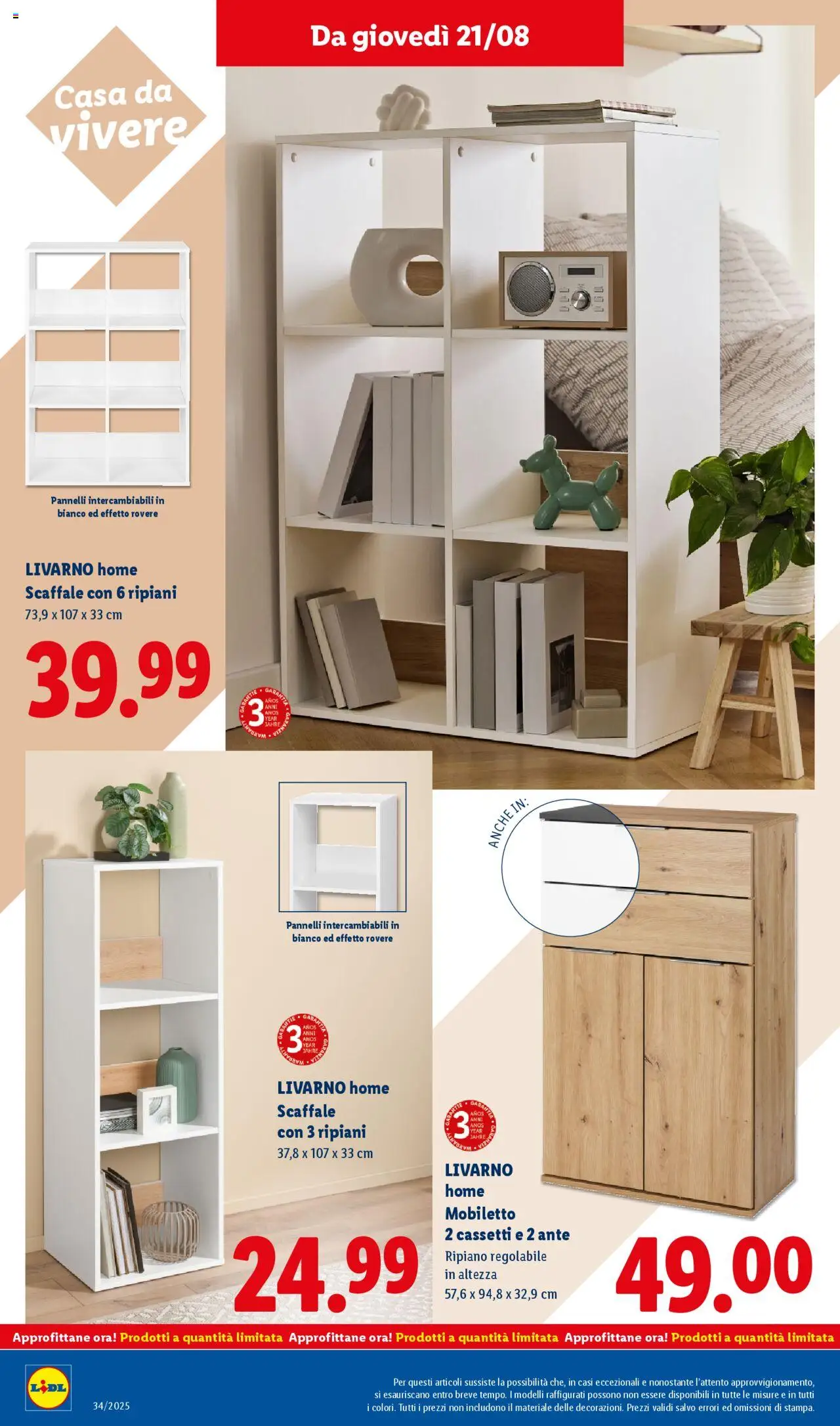 Volantino Lidl del 18.08.2025 | Pagina: 46 | Prodotti: Ripiano, Scaffale