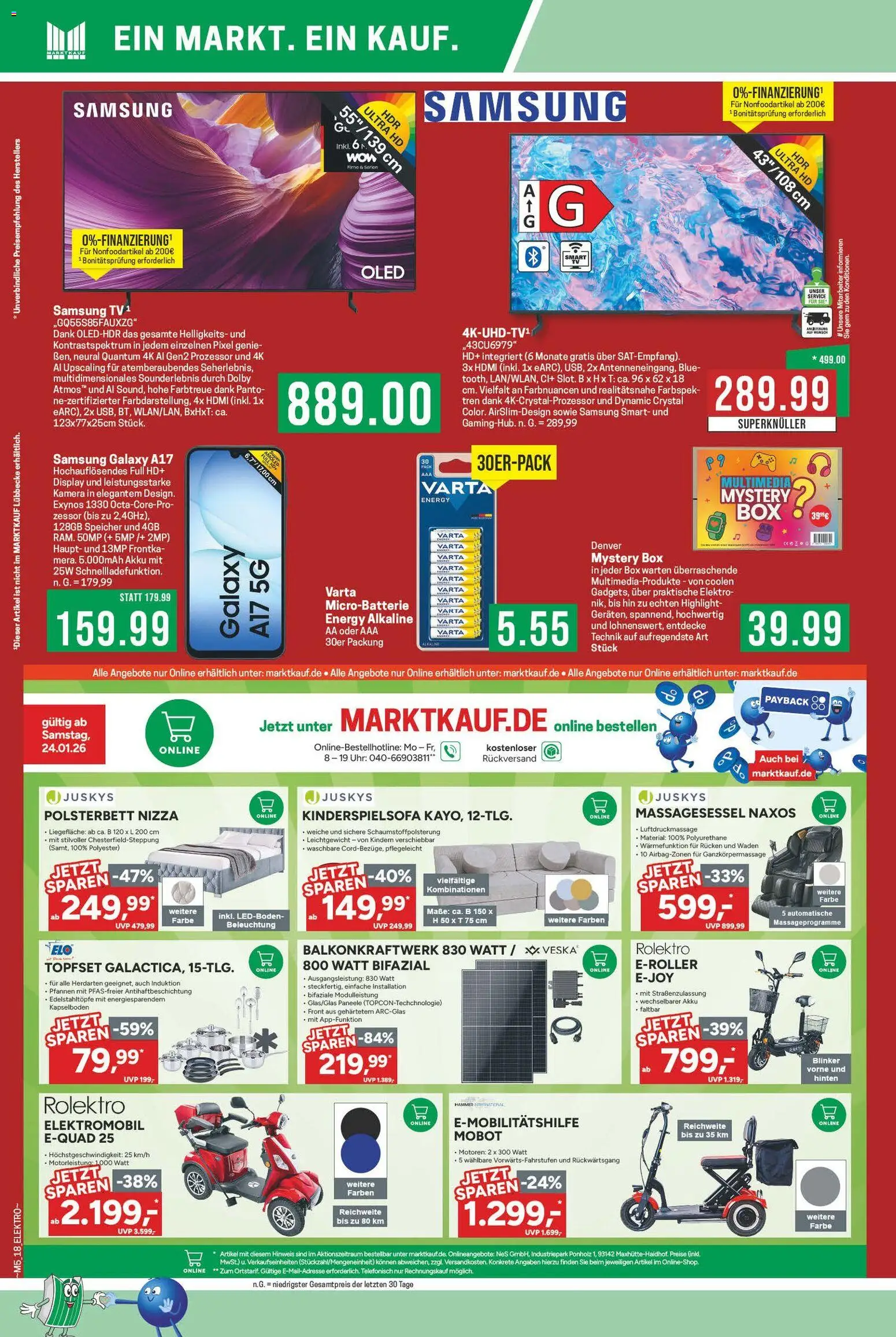 Marktkauf Prospekt 	 – gültig ab 26.01.2026 | Seite: 18 | Produkte: Kamera, Box, Samsung, Uhr