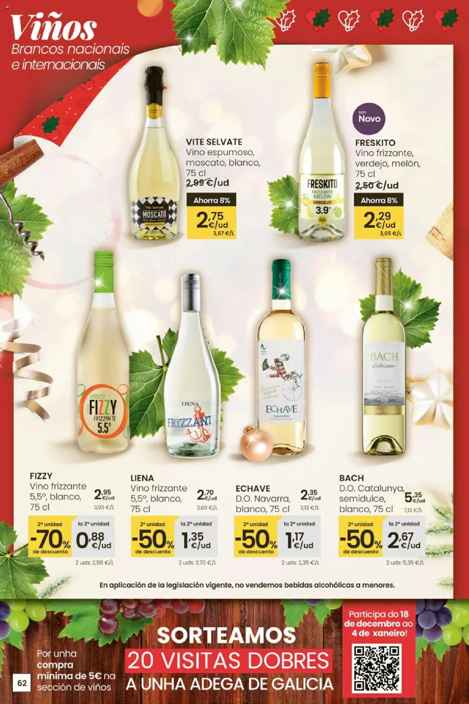 Eroski - Navidad  │ válido desde el 18.12.2025 | Página: 62 | Productos: Φορτιστής, Vino