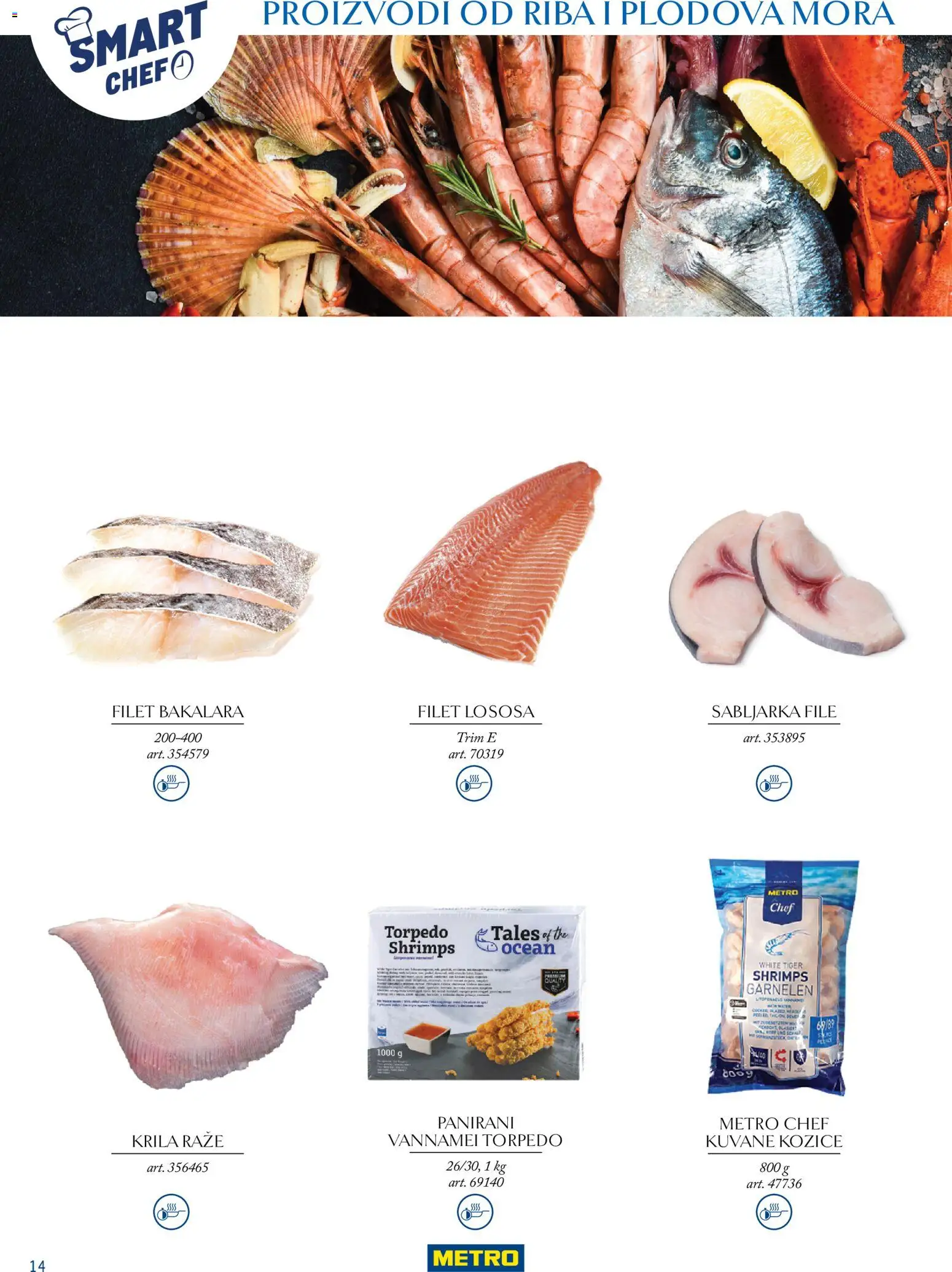 Metro katalog - važi od 24.03.2026 | Strana: 14 | Proizvode: Riba