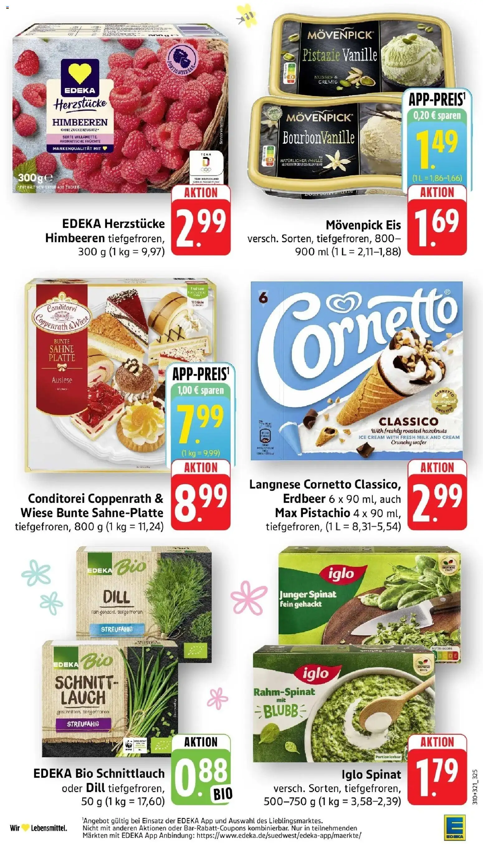 Angebote – gültig ab 30.03.2026 | Seite: 26 | Produkte: Himbeeren, Langnese, Iglo, Eis