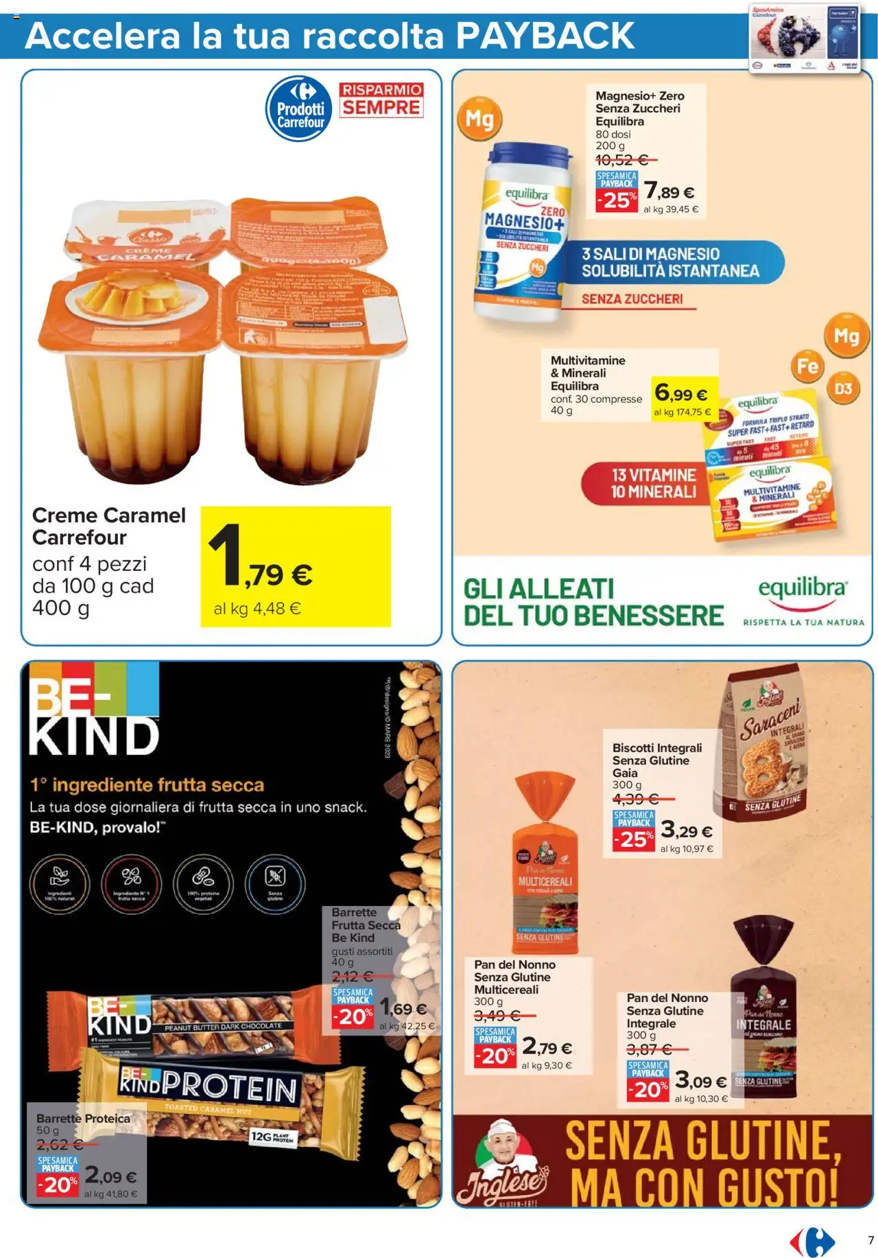 Volantino Carrefour del 21.08.2025 | Pagina: 7 | Prodotti: Biscotti, Frutta