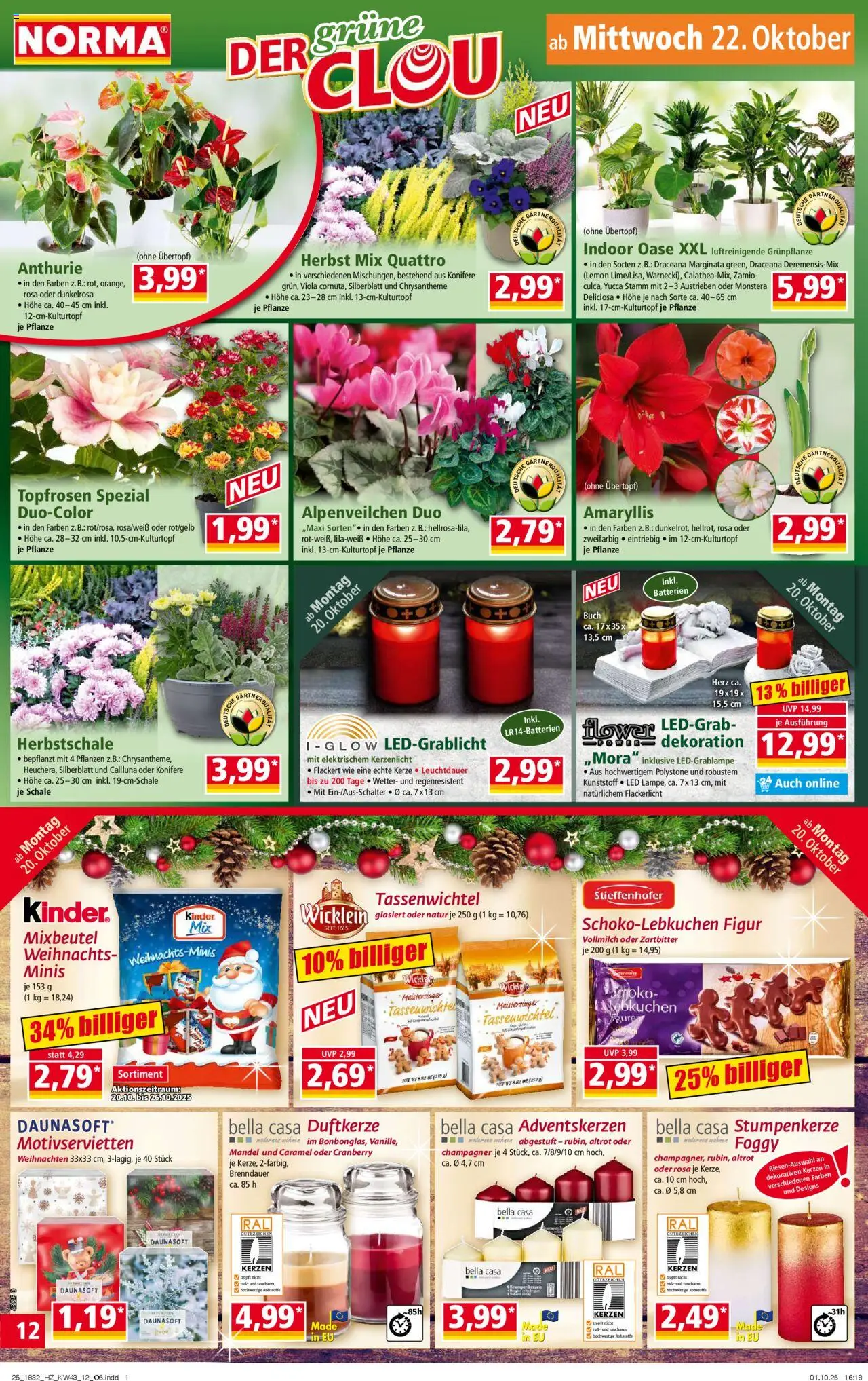 Norma Prospekt 	 – gültig ab 20.10.2025 | Seite: 12 | Produkte: Batterien