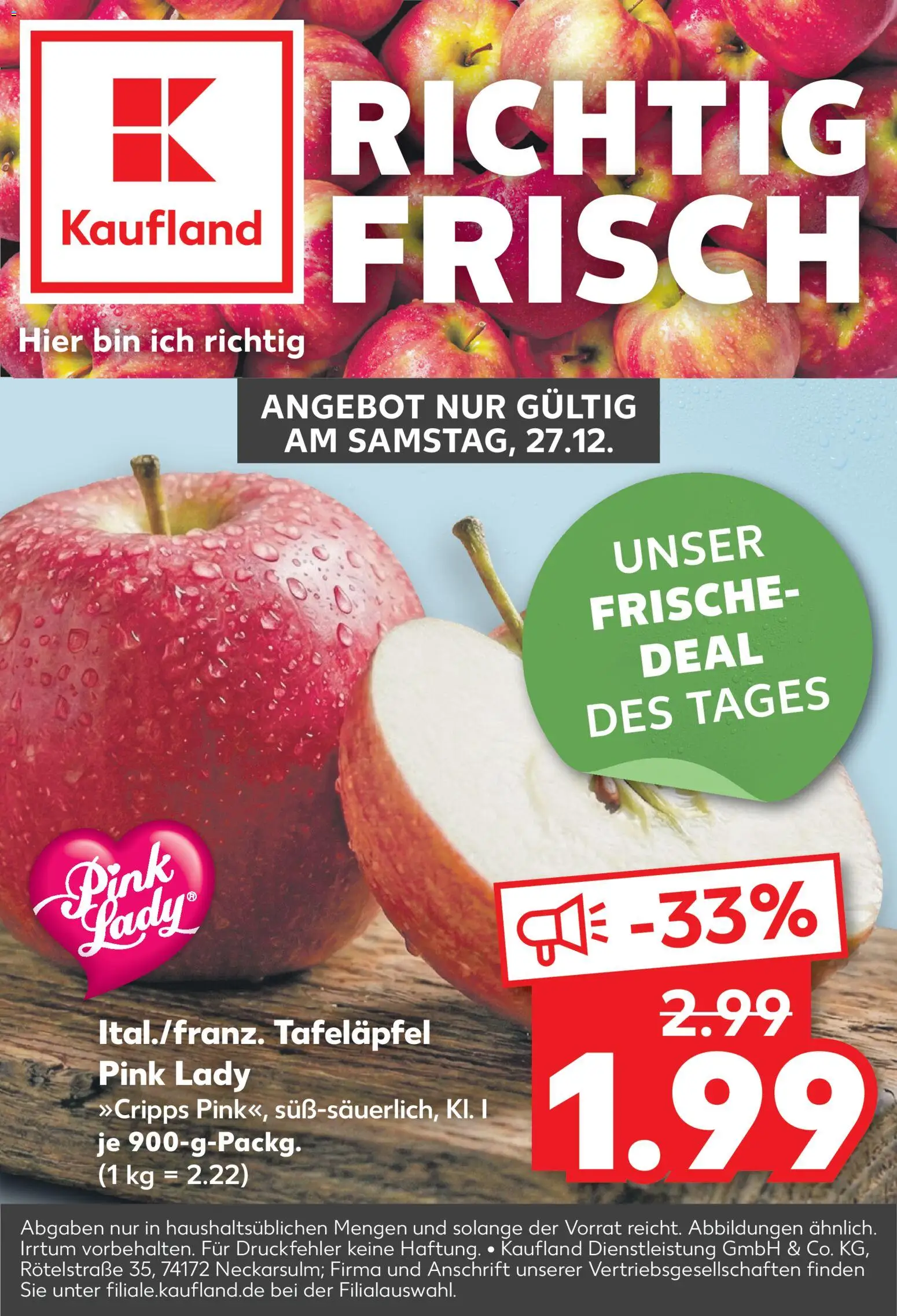 Kaufland prospekt Völklingen	 – gültig ab 27.12.2025 | Seite: 1 | Produkte: Apple
