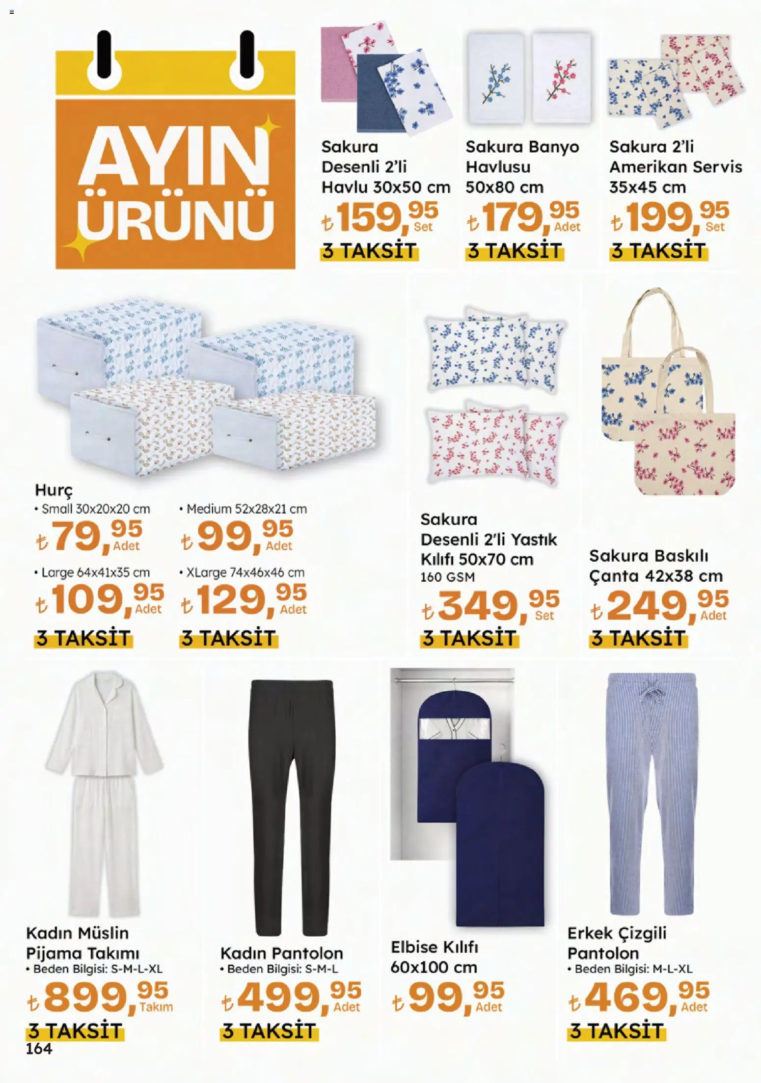 Migros Katalog - 5M Migroskop Dijital - 16.04.2026 tarihinden itibaren geçerlidir | Sayfa: 164 | Ürünler: Yastık kılıfı, Pantolon, Pijama, Elbise