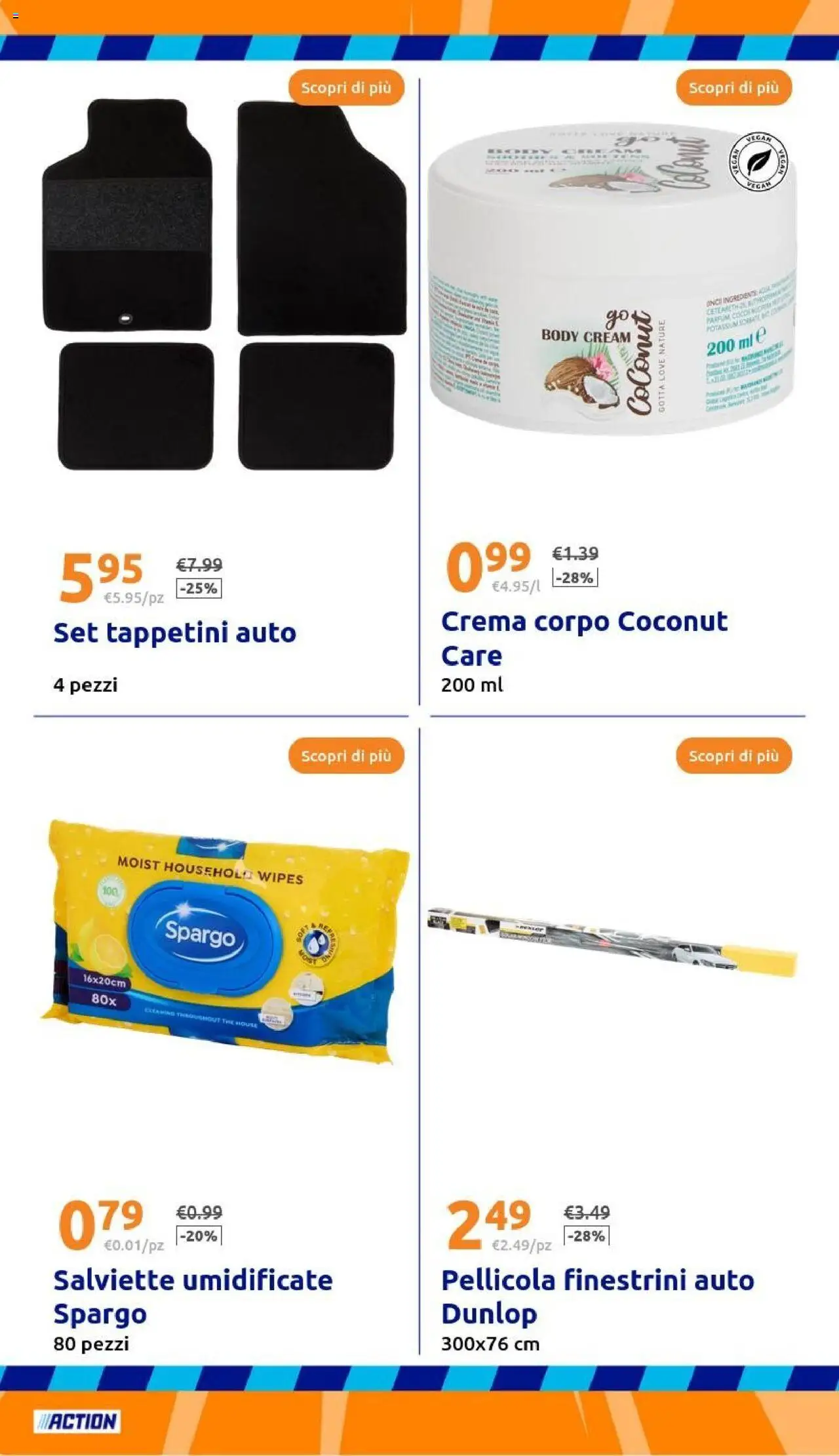 Volantino Action del 10.09.2025 | Pagina: 18 | Prodotti: Crema, Body, The, Pellicola