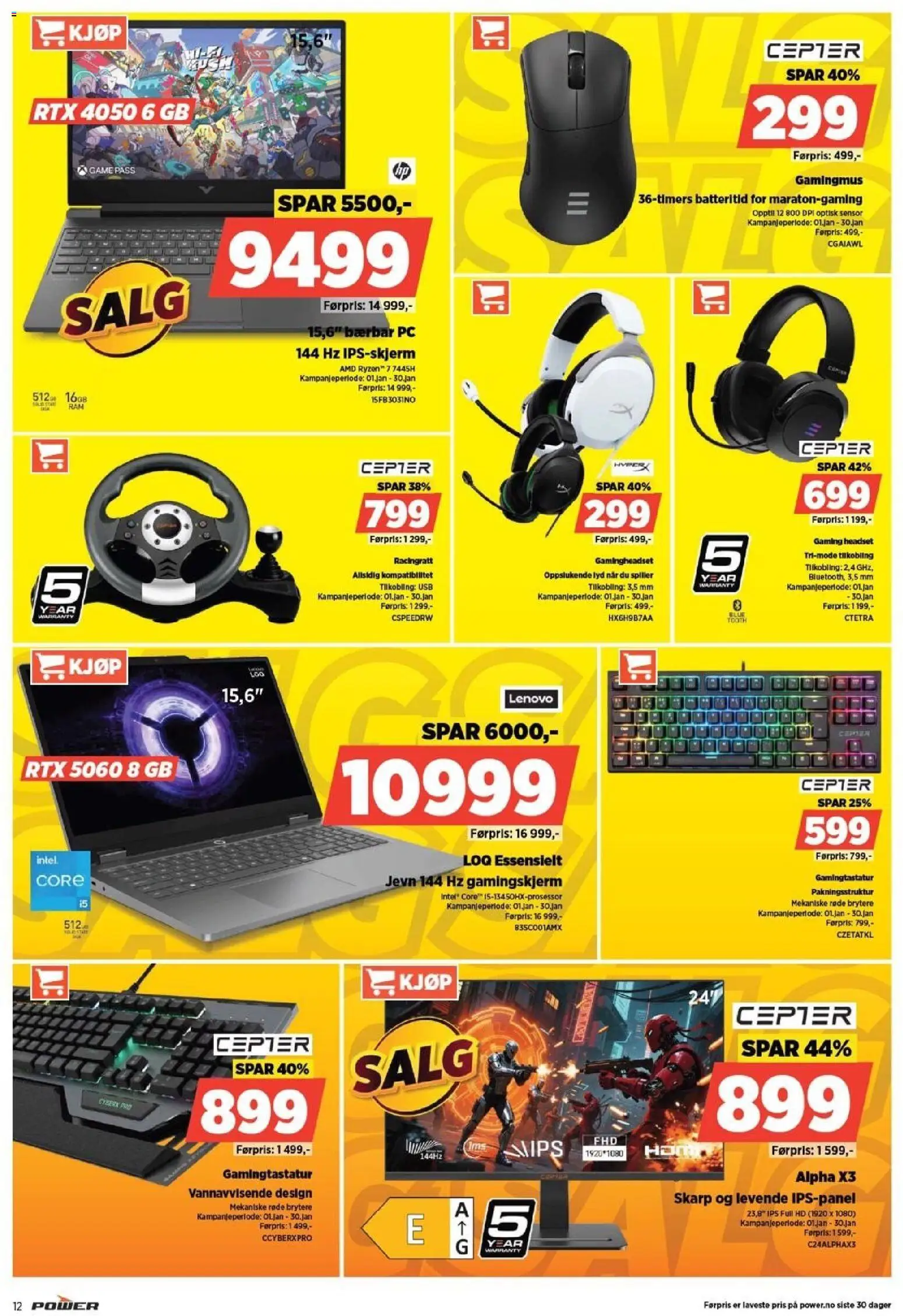 {H1} | Side: 12 | Produkter: Pc, Thon en boite, Spiller, Usb