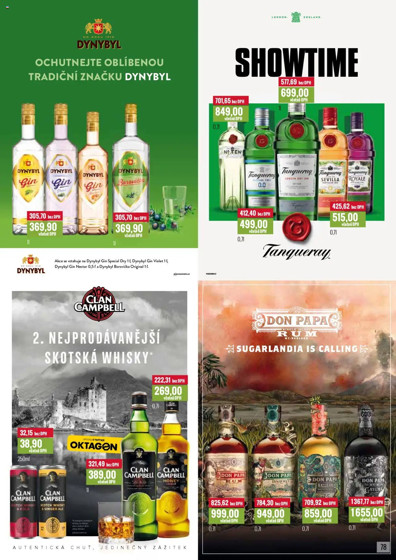 Ratio leták od 01.08.2025 | Strana: 79 | Produkty: Gin, Ginger Ale, Whisky, Don papa