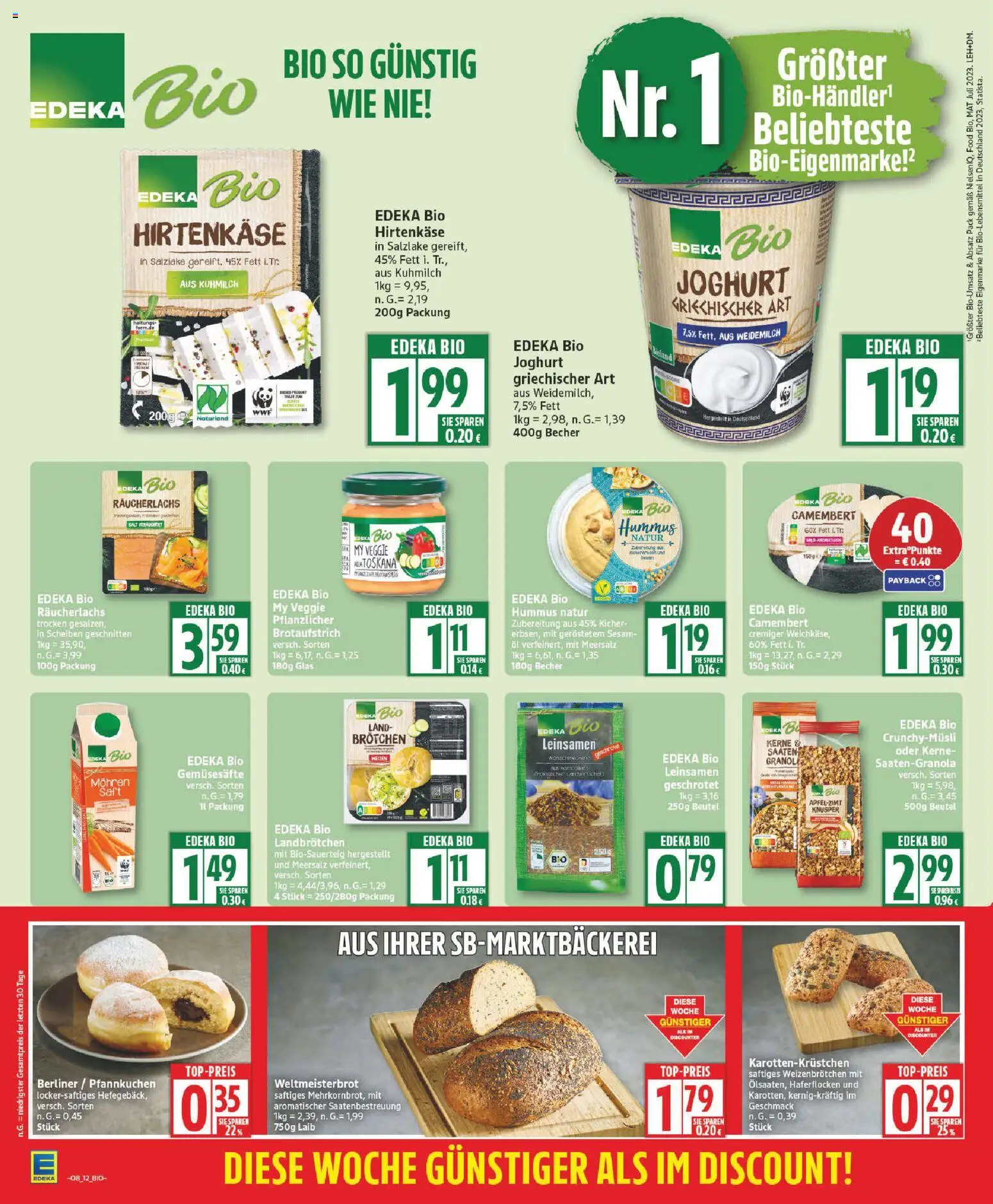 Edeka Prospekt 	 – gültig ab 16.02.2026 | Seite: 12 | Produkte: Top, Feta, Pfannkuchen, Saft