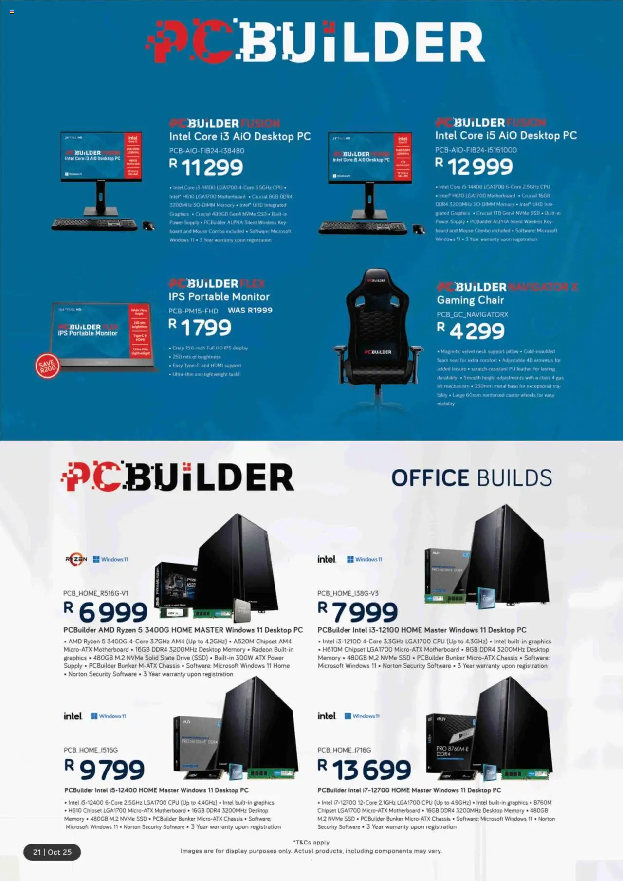 New Computer Mania catalogue – valid from 01.10.2025 | Page: 22 | Products: Monitor, PC, Mouse, Foam