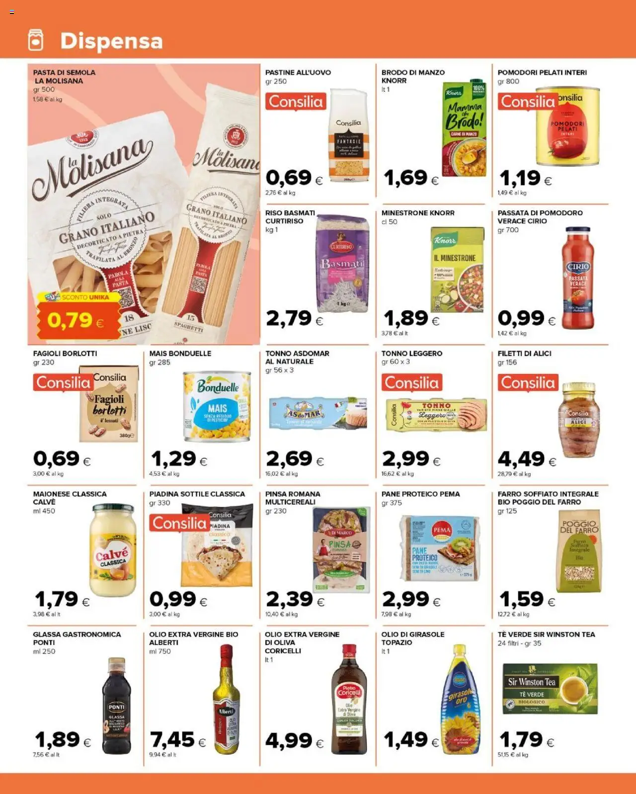 Volantino Tigre del 08.10.2025 | Pagina: 8 | Prodotti: Minestrone, Maionese, Pomodoro, Piadina