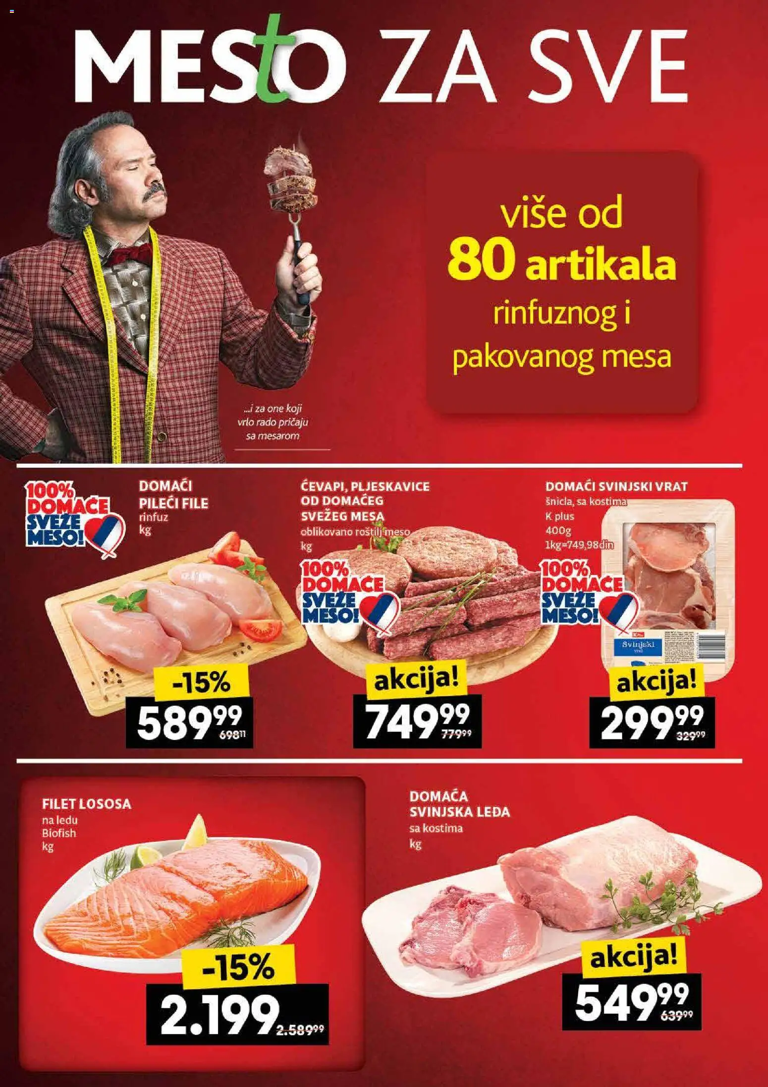 Roda katalog - važi od 27.11.2025 | Strana: 4 | Proizvode: Pileći file, Svinjski vrat, Roštilj meso, Roštilj