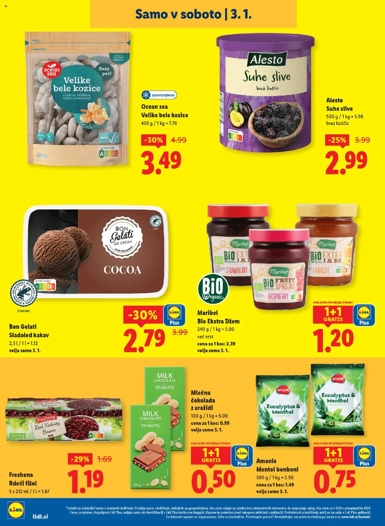 Novi Lidl katalog ponudbe – veljaven od 30.12.2025 | Stran: 16 | Izdelki: Kozice, Džem, Kakav, Cokolada