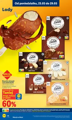 Náhled letáku Lidl Polsko leták od 23.03.2026 | Strana: 44 | Produkty: Bon Gelati
