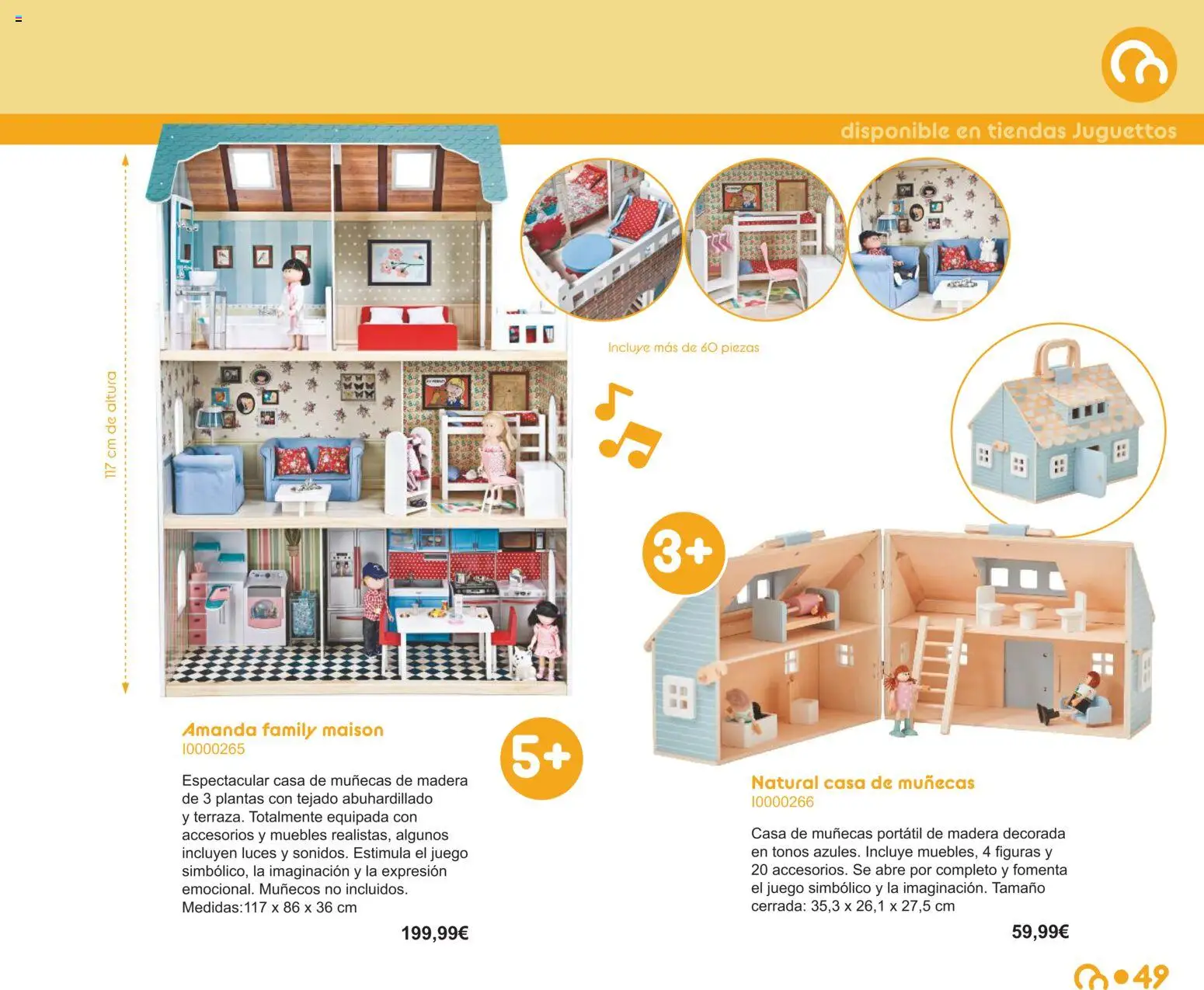 Juguettos catálogo │ válido desde el 15.10.2025 | Página: 49 | Productos: Casa de muñecas, Muebles