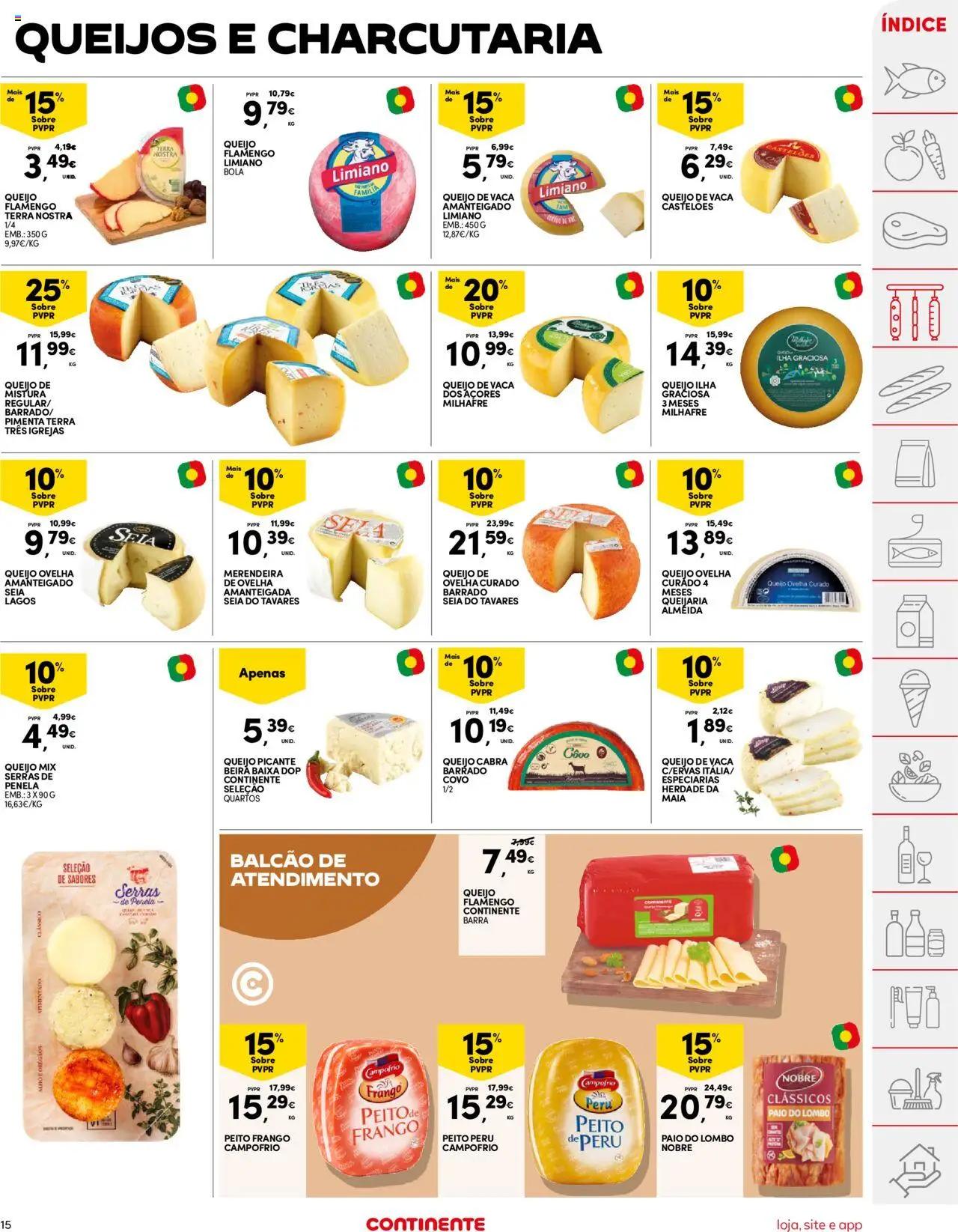 Continente folheto │ válido de 21.10.2025 | Página: 15 | Produtos: Orégãos, Peru, Pimenta, Lombo