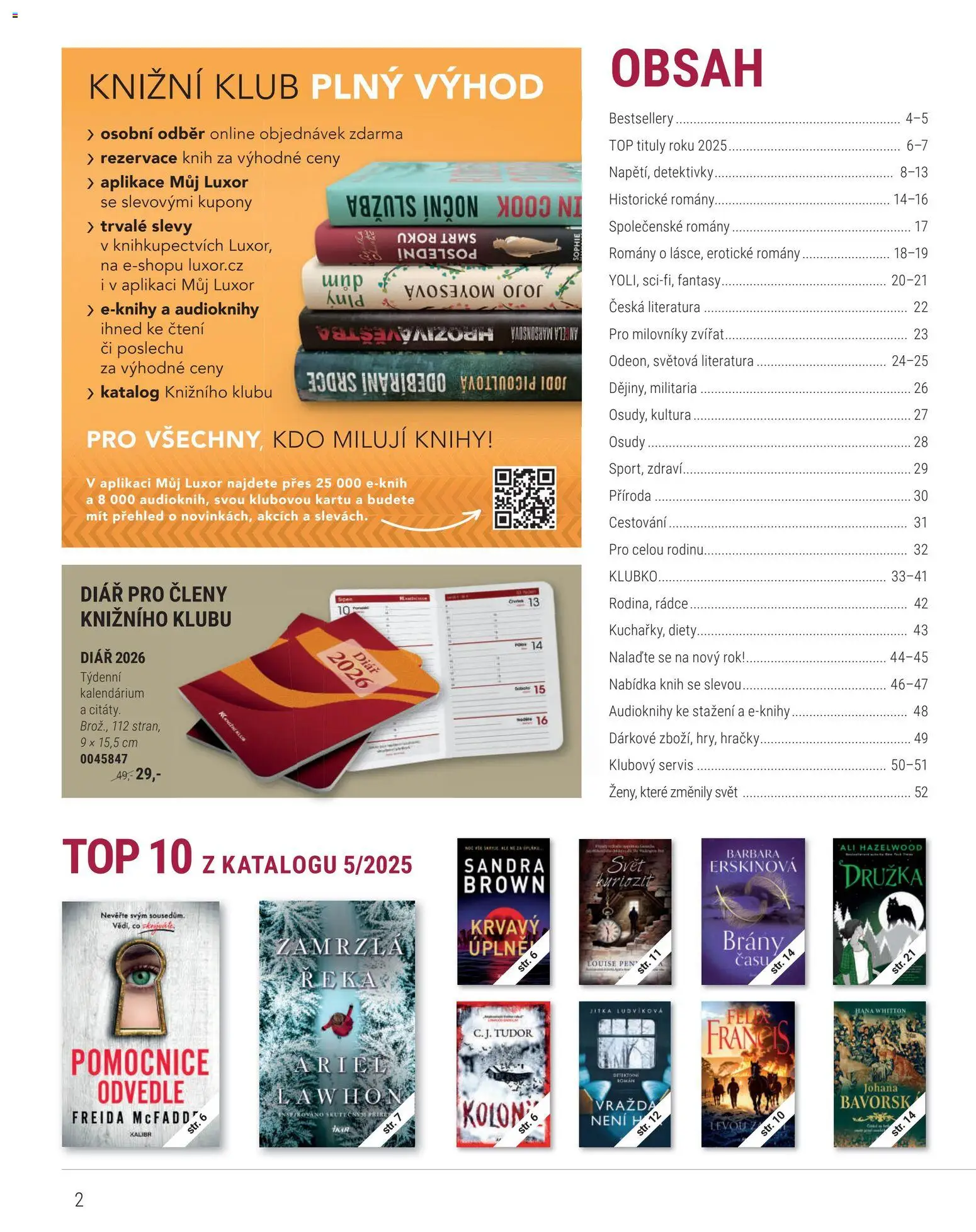 Knižní klub leták od 01.01.2026 | Strana: 2 | Produkty: Jojo, Hračky, Ariel