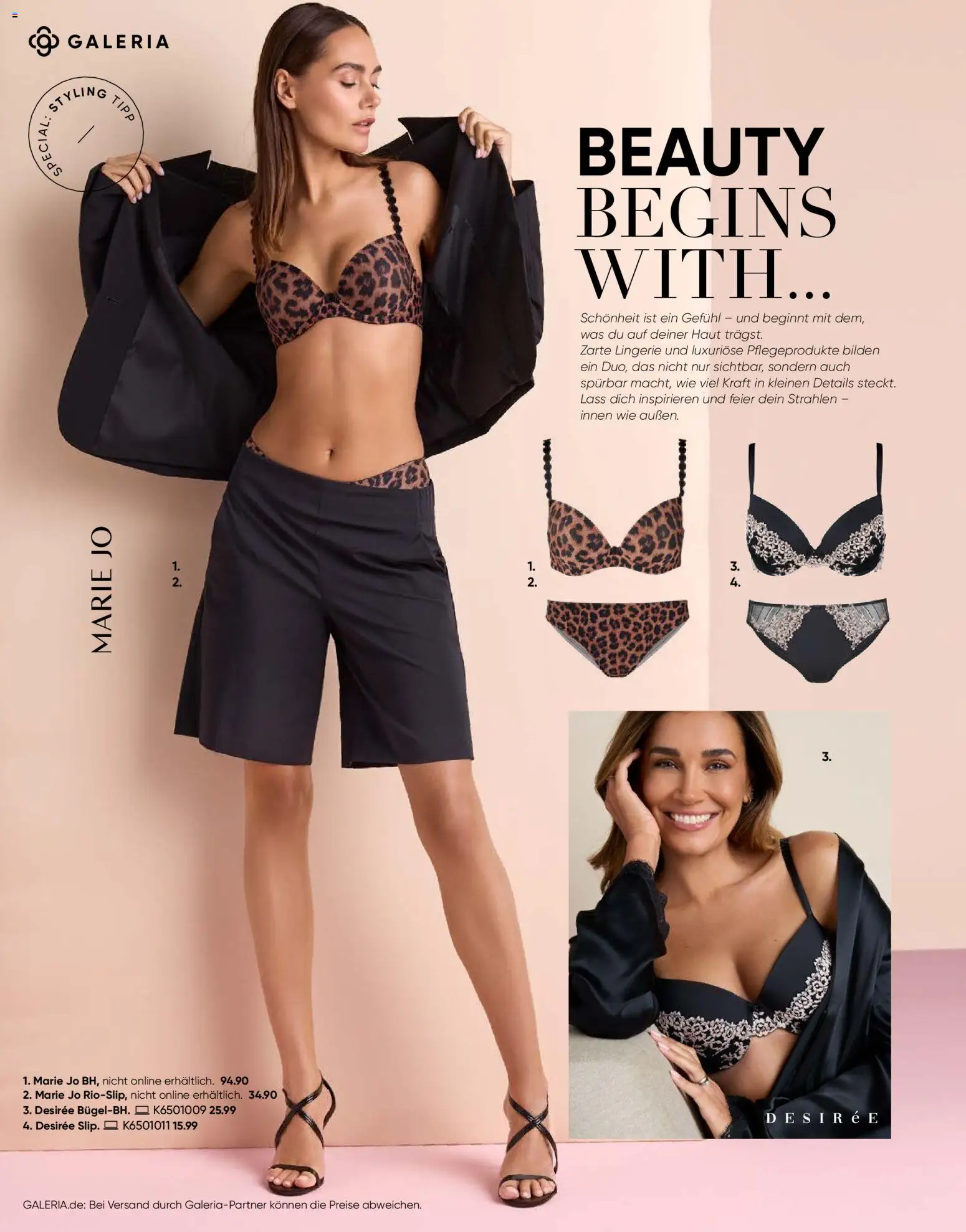 Galeria Karstadt Kaufhof Wäsche & Beauty Days Special – gültig ab 27.10.2025 | Seite: 2