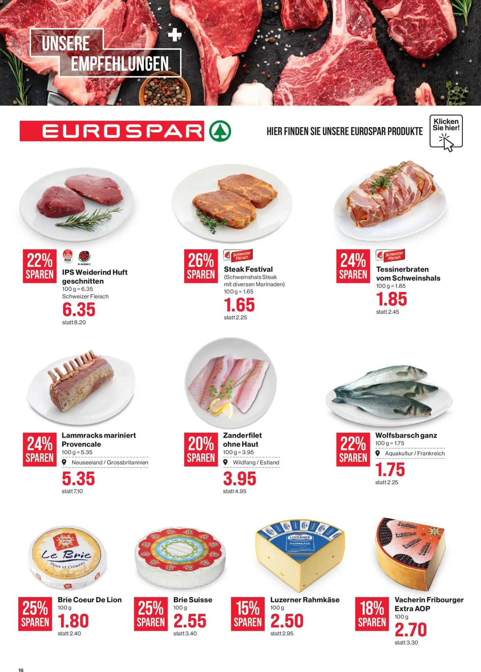 SPAR - SPAR Handels AG – gültig ab 30.04.2026 | Seite: 16