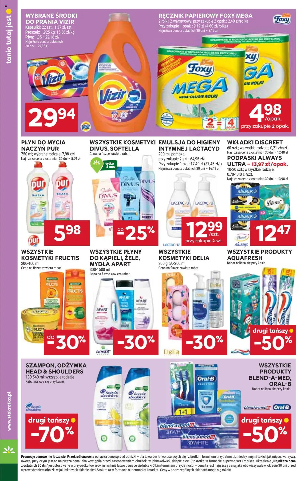 Stokrotka Gazetka od 18.09.2025 | Strona: 36 | Produkty: Kosmetyki, Rolki, Podpaski, Odżywka