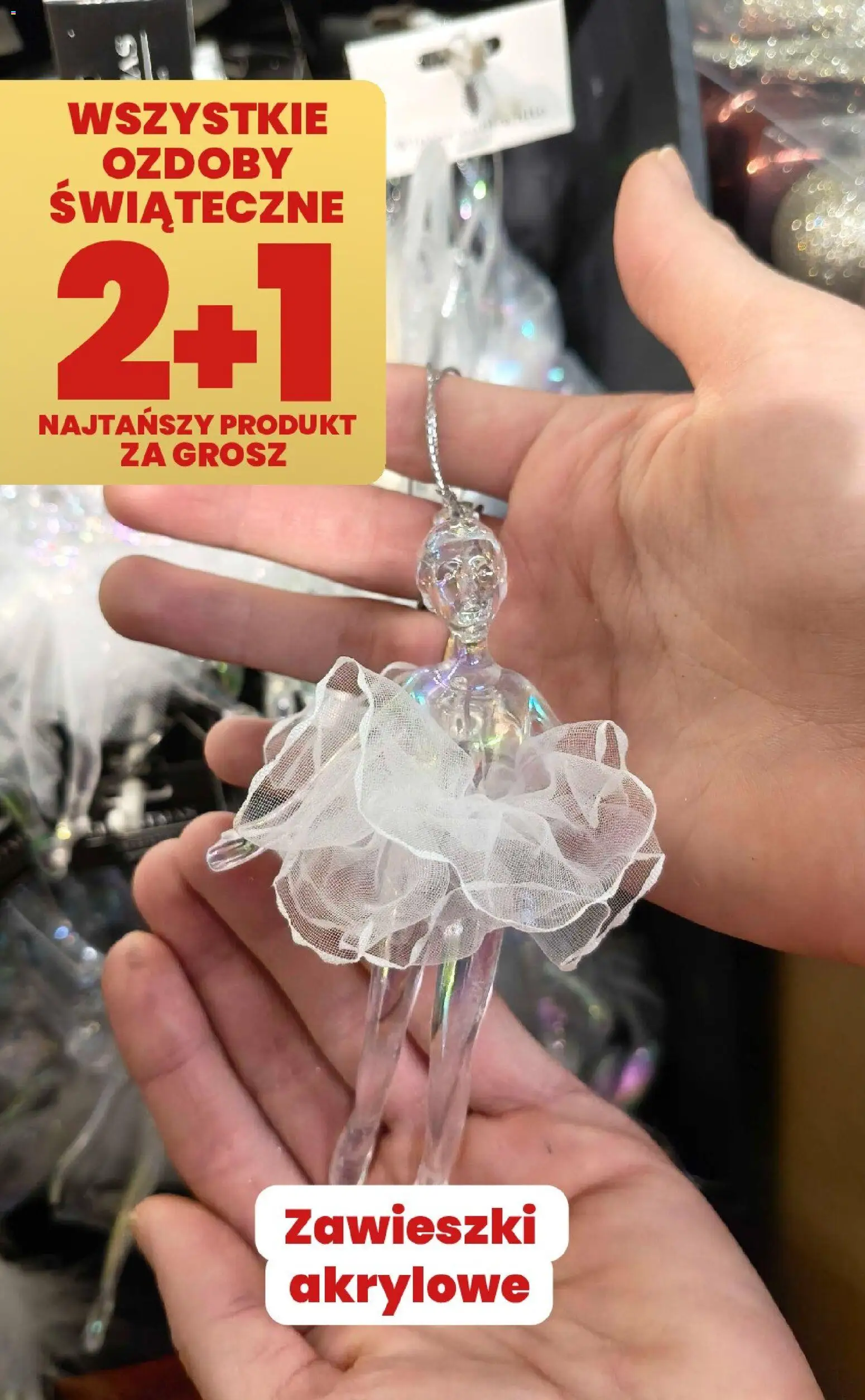 Twój Market Gazetka - Wszystkie ozdoby świąteczne 2+1 za grosz od 19.12.2025 | Strona: 9 | Produkty: Ozdoby świąteczne