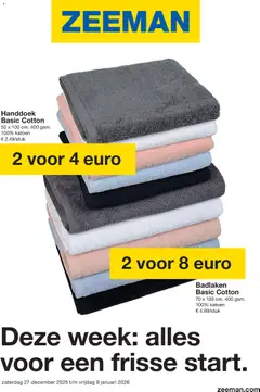 Zeeman - Folder - Voorbeeld van een folder van Zeeman, geldig van 27.12.2025