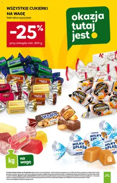 Stokrotka Gazetka od 31.07.2025 | Strona: 19 | Produkty: Cukierki na wagę, Stokrotka, Cukierki, Krówki