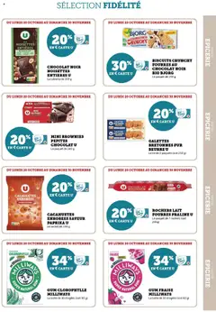 Super U - Prévisualisation de Super U - Ma Sélection Carte U Octobre valide à partir de 20.10.2025 | Page: 17 | Produits: Tablette, Pépites de chocolat, Lait, Chocolat