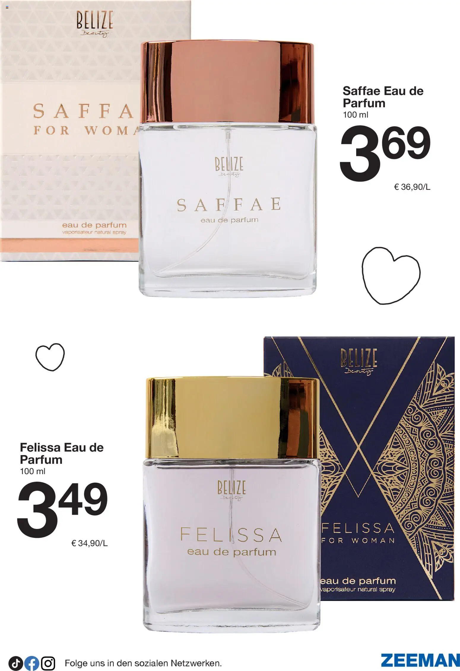 Zeeman Angebote – gültig ab 17.01.2026 | Seite: 21 | Produkte: Parfüm, Eau de Parfum