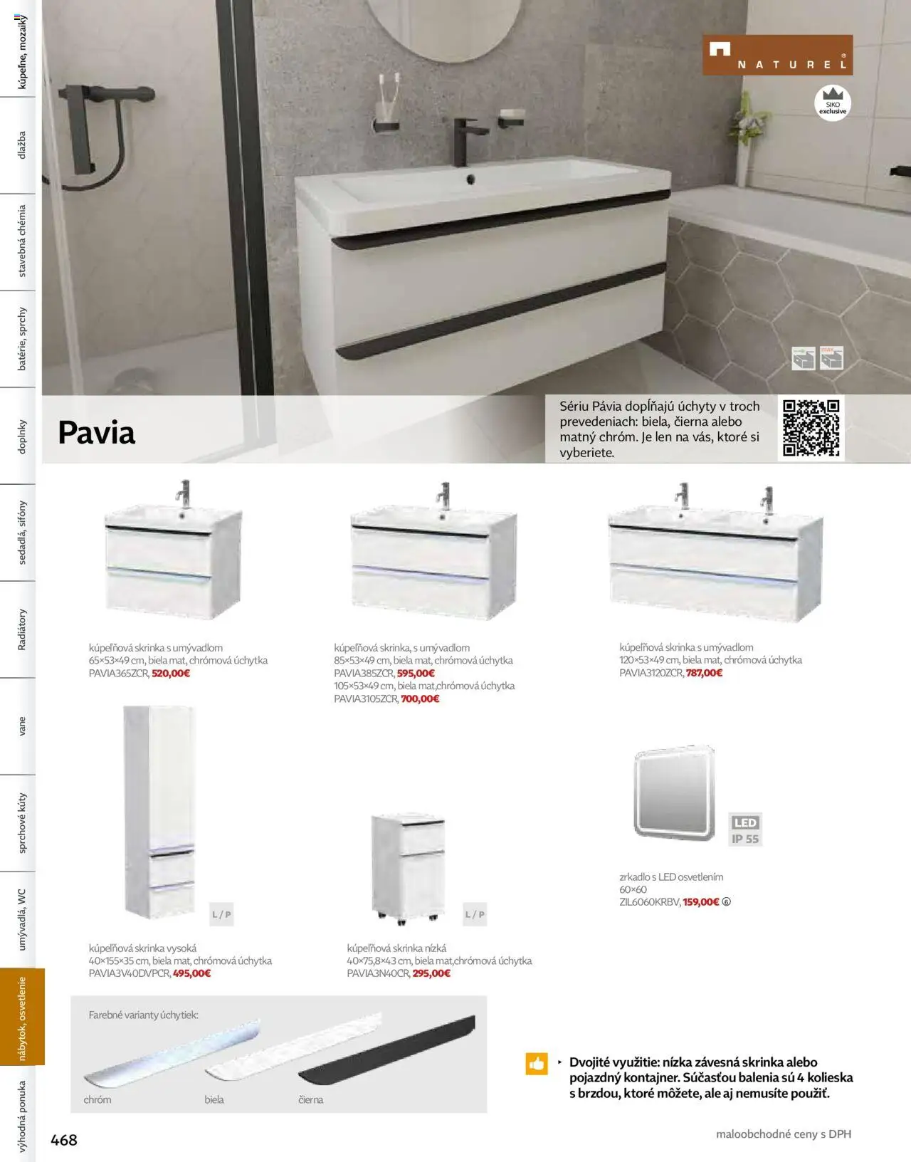 Siko leták │ platný od 01.08.2024 | Strana: 574 | Produkty: Osvetlenie, Zrkadlo, Kúpelňová skrinka, Skrinka s umývadlom