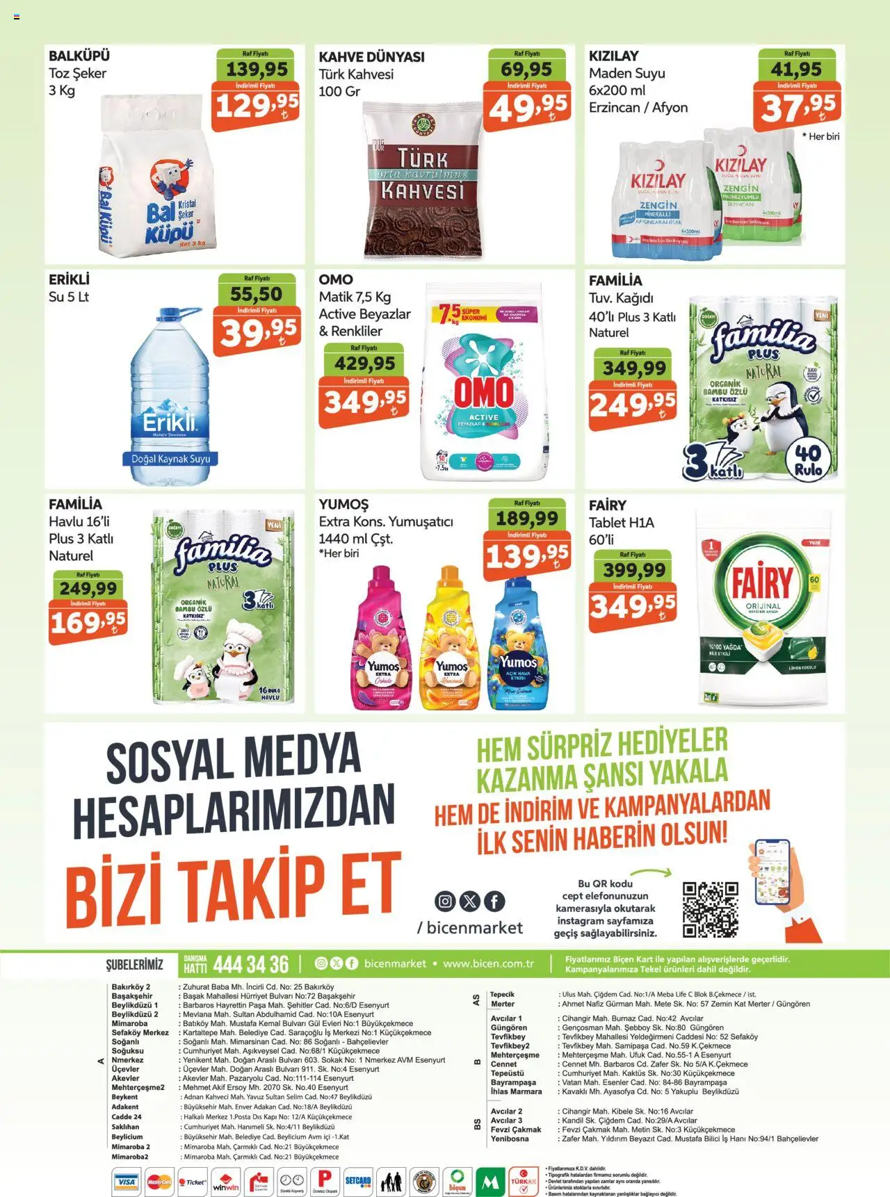 Biçen Market Katalog - 13.08.2025 tarihinden itibaren geçerlidir | Sayfa: 4 | Ürünler: Yumuşatıcı, Şeker, Tablet, Maden suyu