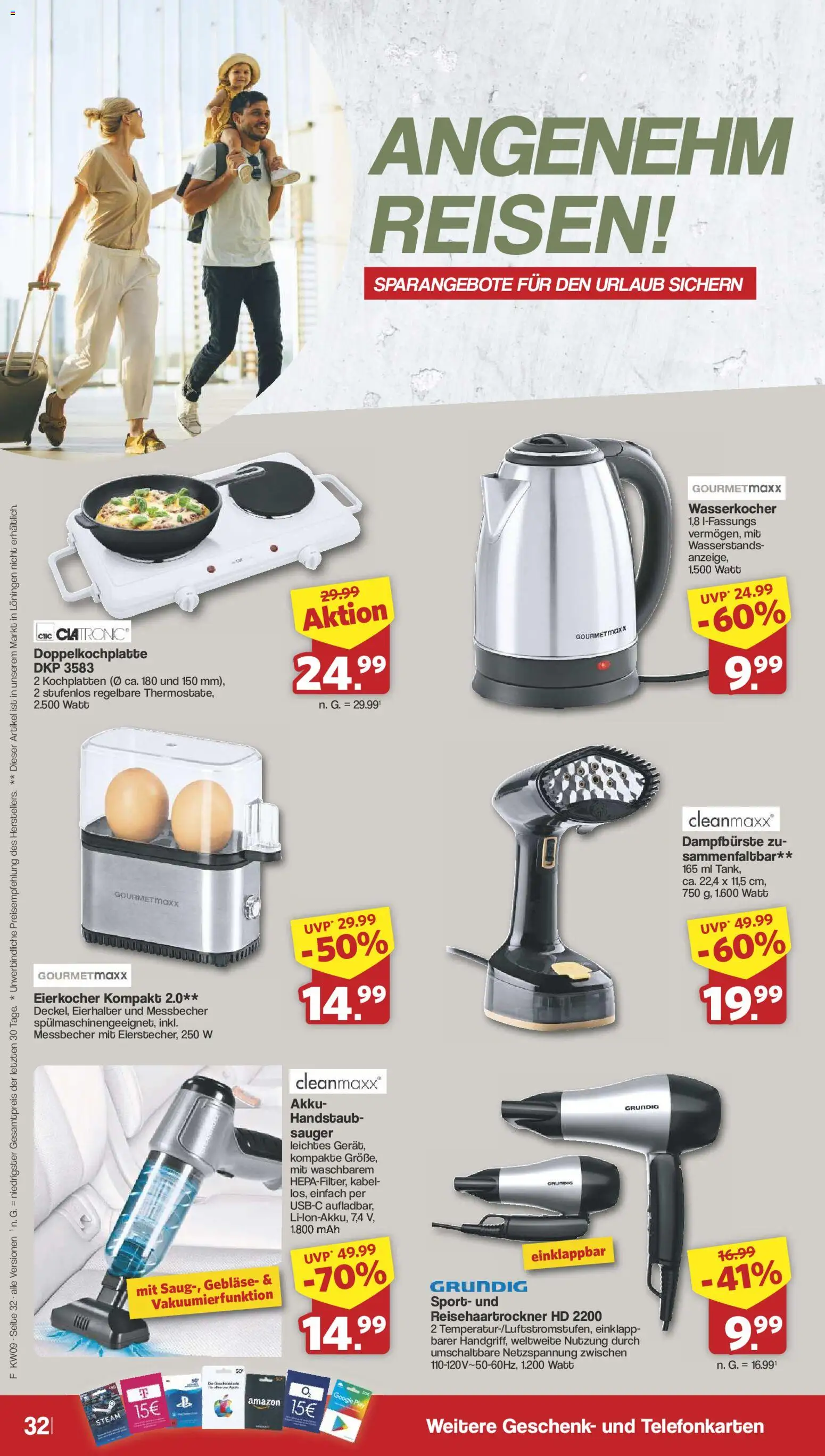 Famila Nordwest Prospekt 	 – gültig ab 23.02.2026 | Seite: 33 | Produkte: Kabel, Wasserkocher, Eierkocher