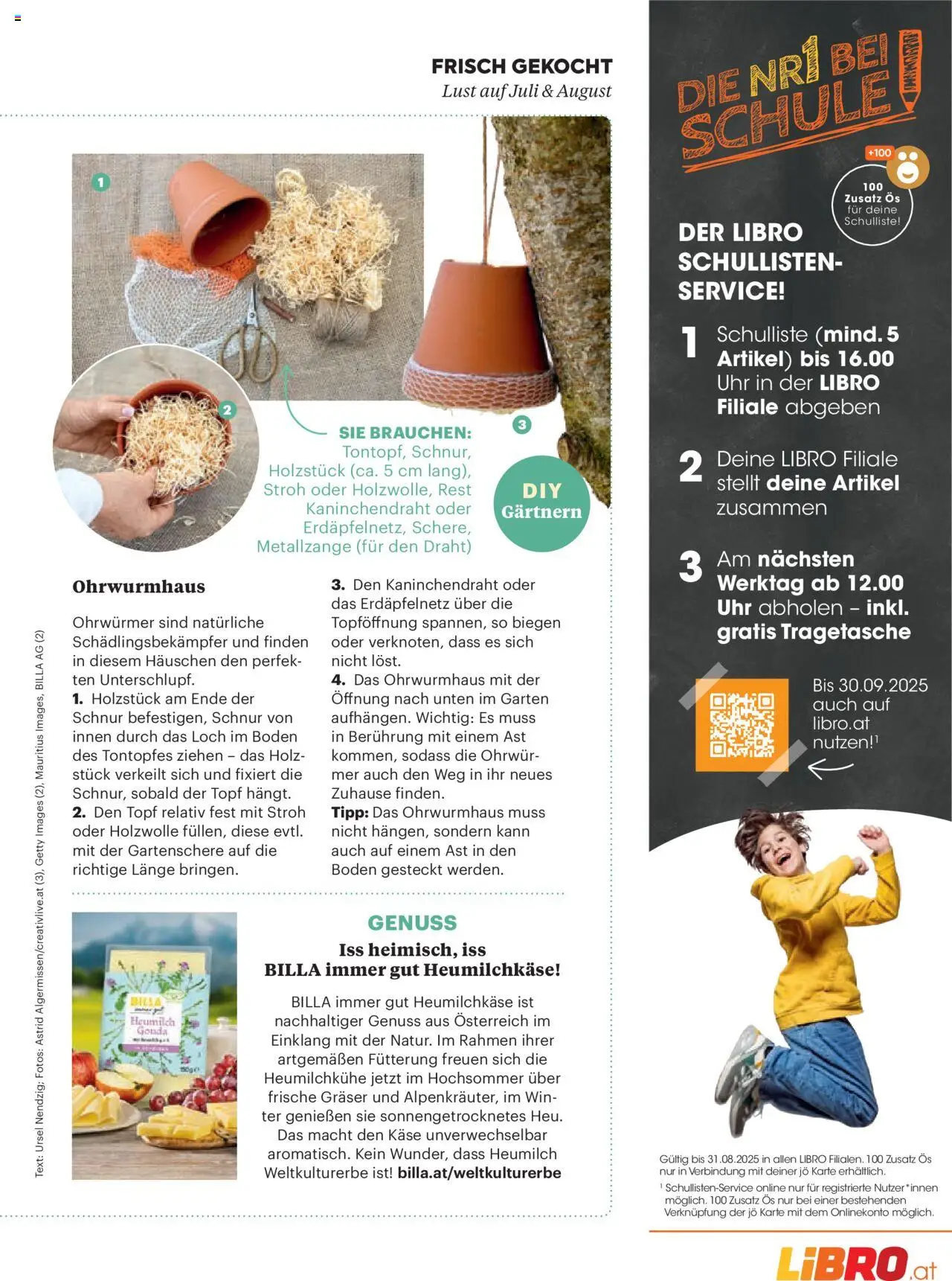 Billa Frisch Gekocht gültig ab 03.07.2025 | Seite: 15 | Produkte: Uhr, Käse