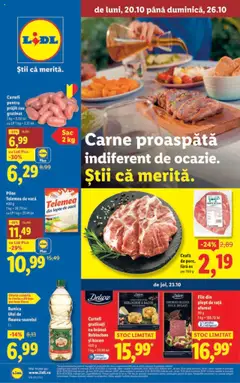 Ofertele Lidl valabile de la 20.10.2025