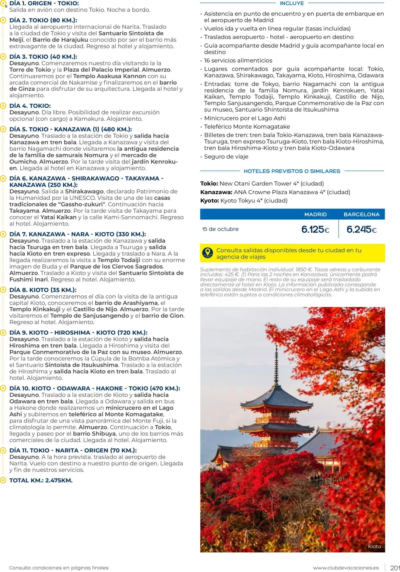 Viajes El Corte Inglés Club de Vacaciones │ válido desde el 01.02.2026 | Página: 201