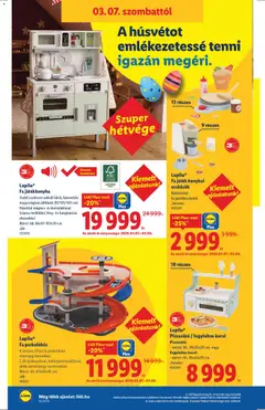 Lupilu® Fa játék konyhai eszközök, Különböző fa játékkészletek /készlet - amely érvényes a következő dátumtól: 05.03.2026 | Oldal: 40