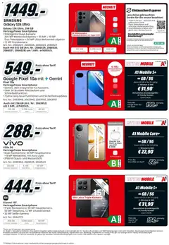 Media Markt Angebote ab 22.03.2026 gültig | Seite: 10 | Produkte: Smartphone, Samsung