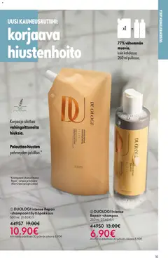 Oriflame-mainoslehti voimassa 31.12.2025 alkaen | Sivu: 15 | Tuotteet: Shampoo, Hoitoaine