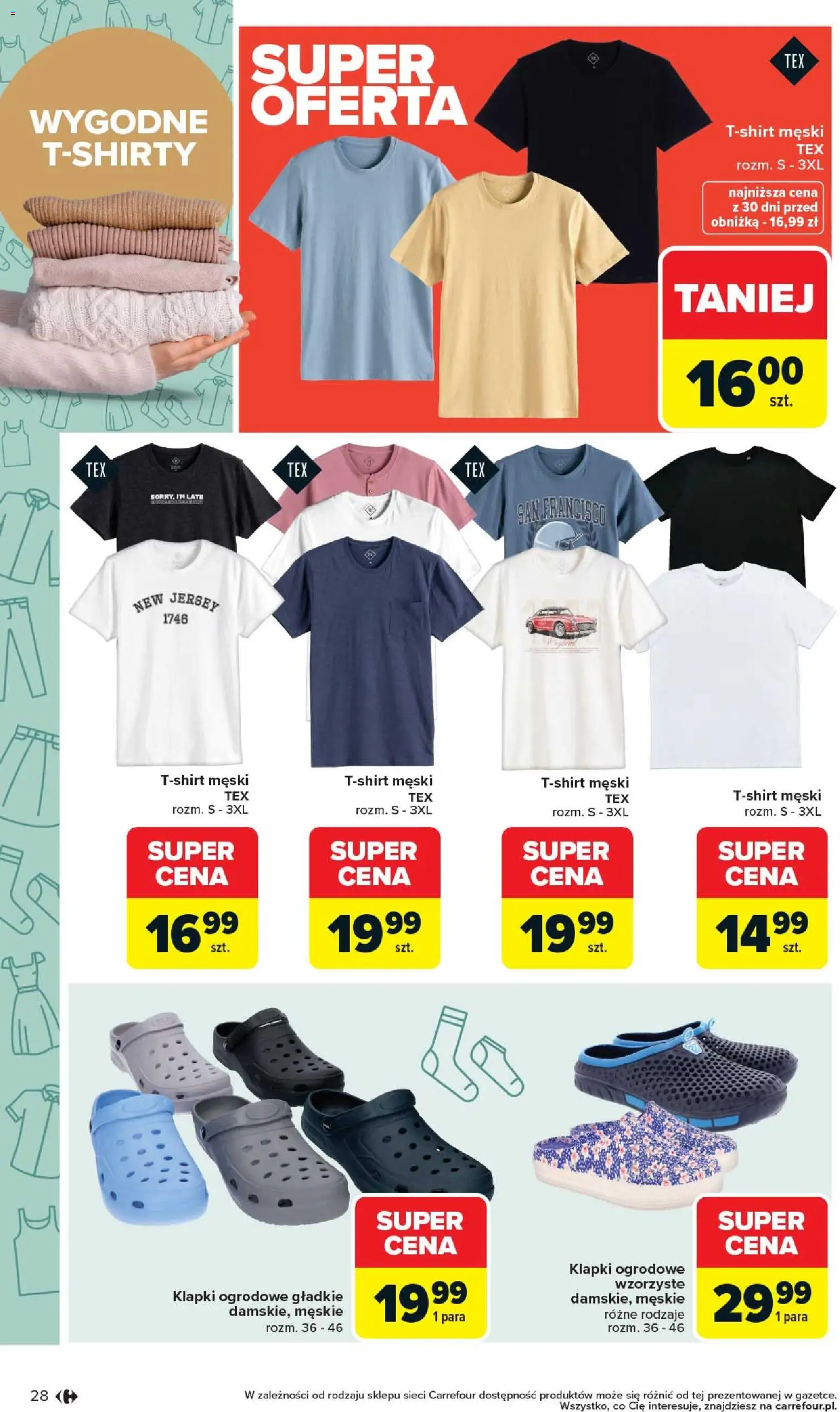 Carrefour gazetka - Łap super okazje od 27.04.2026 | Strona: 28 | Produkty: Klapki