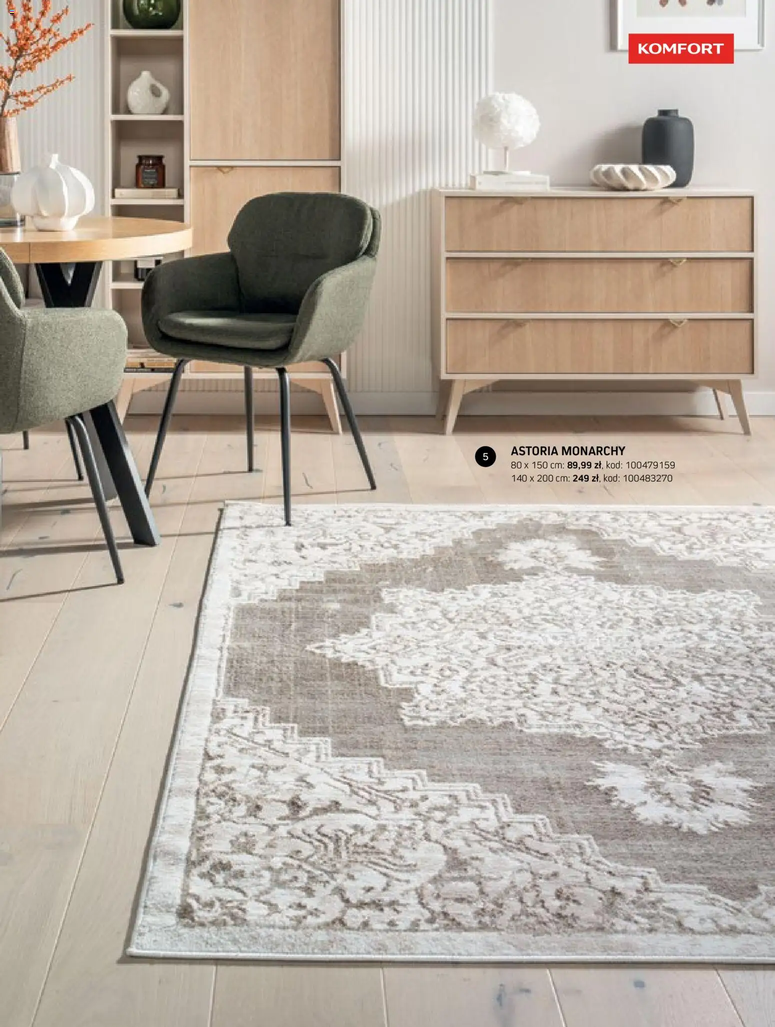 Komfort gazetka - Katalog dywanów od 17.03.2026 | Strona: 61