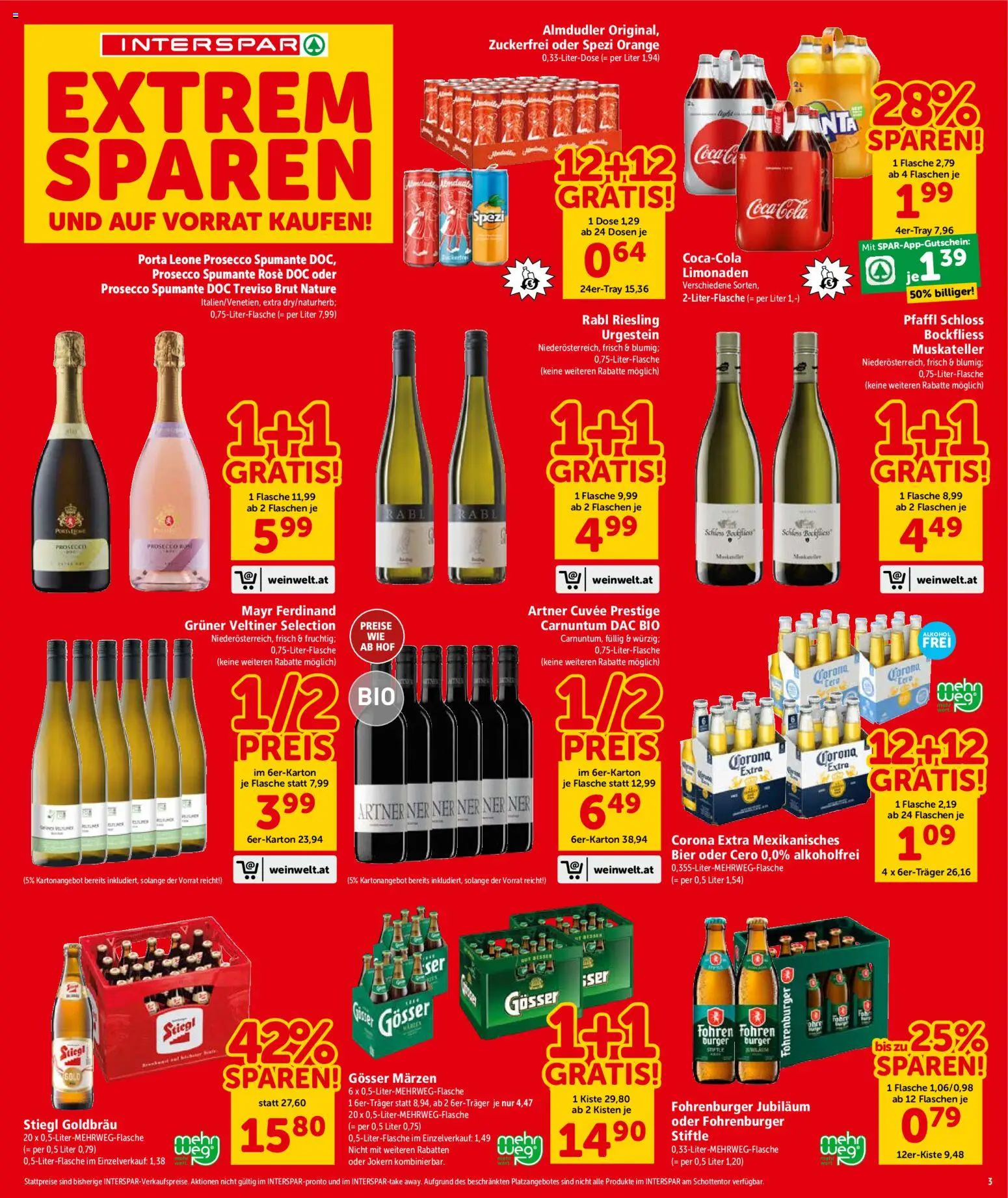 Interspar Flugblatt - Vorarlberg gültig ab 22.01.2026 | Seite: 3 | Produkte: Bier