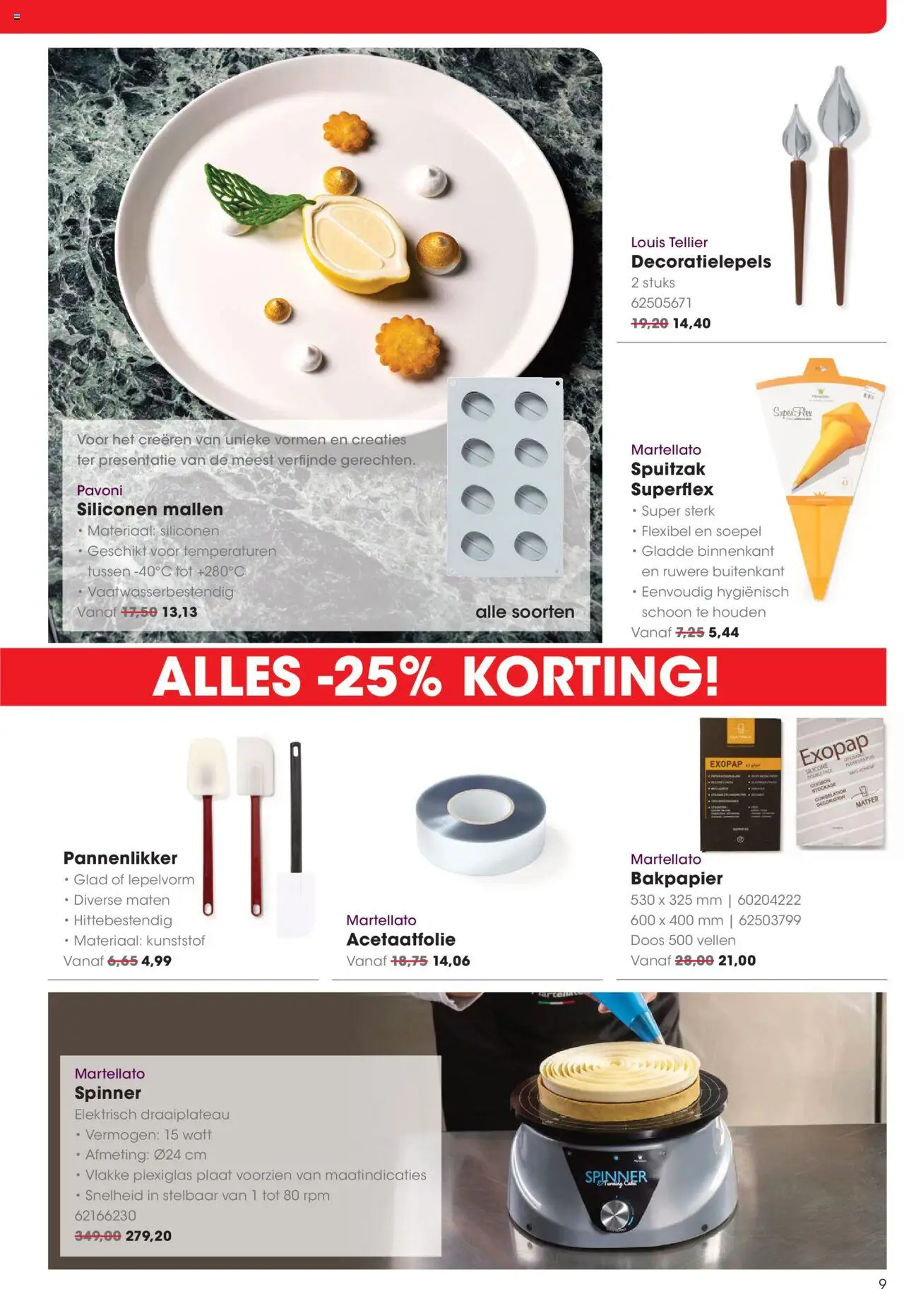  | Pagina: 9 | Producten: Plaat, Cake